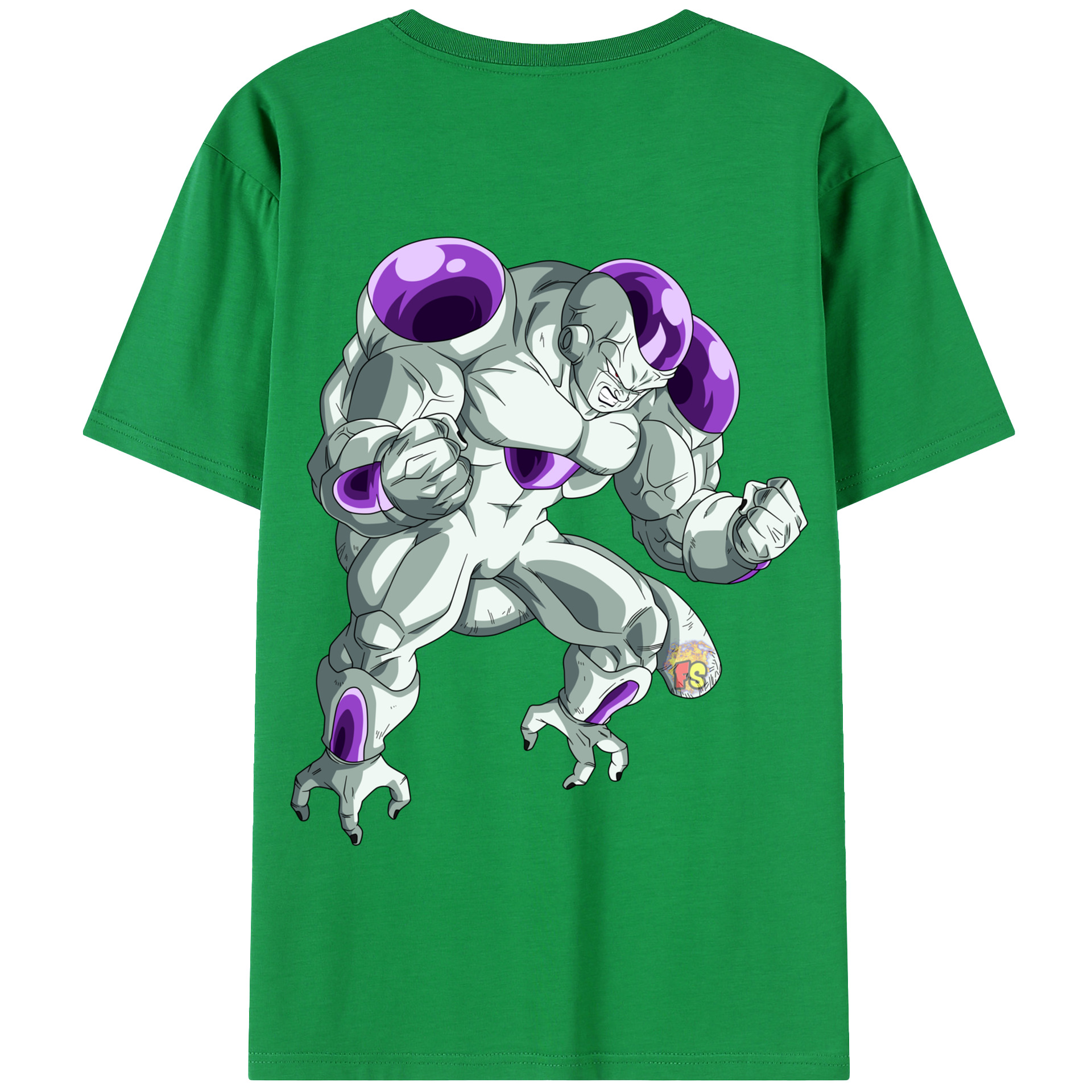 （画像用） ドラゴンボール フリーザ DRAGON BALL Frieza 綿100％半袖Tシャツ（背面プリント）