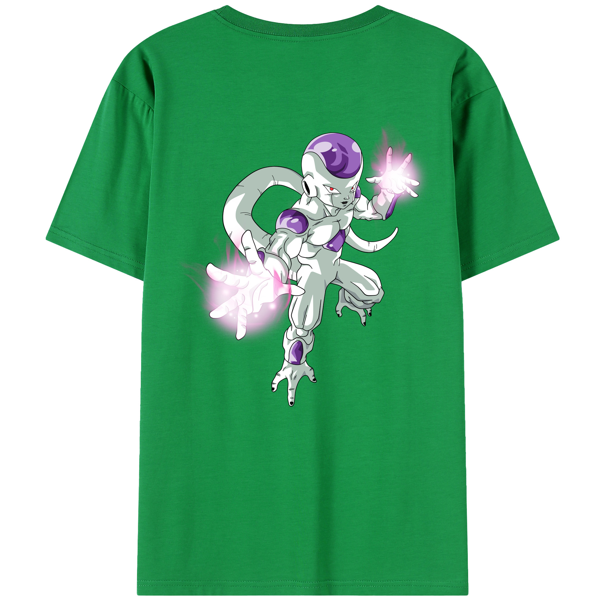 （画像用） ドラゴンボール フリーザ DRAGON BALL Frieza 綿100％半袖Tシャツ（背面プリント）