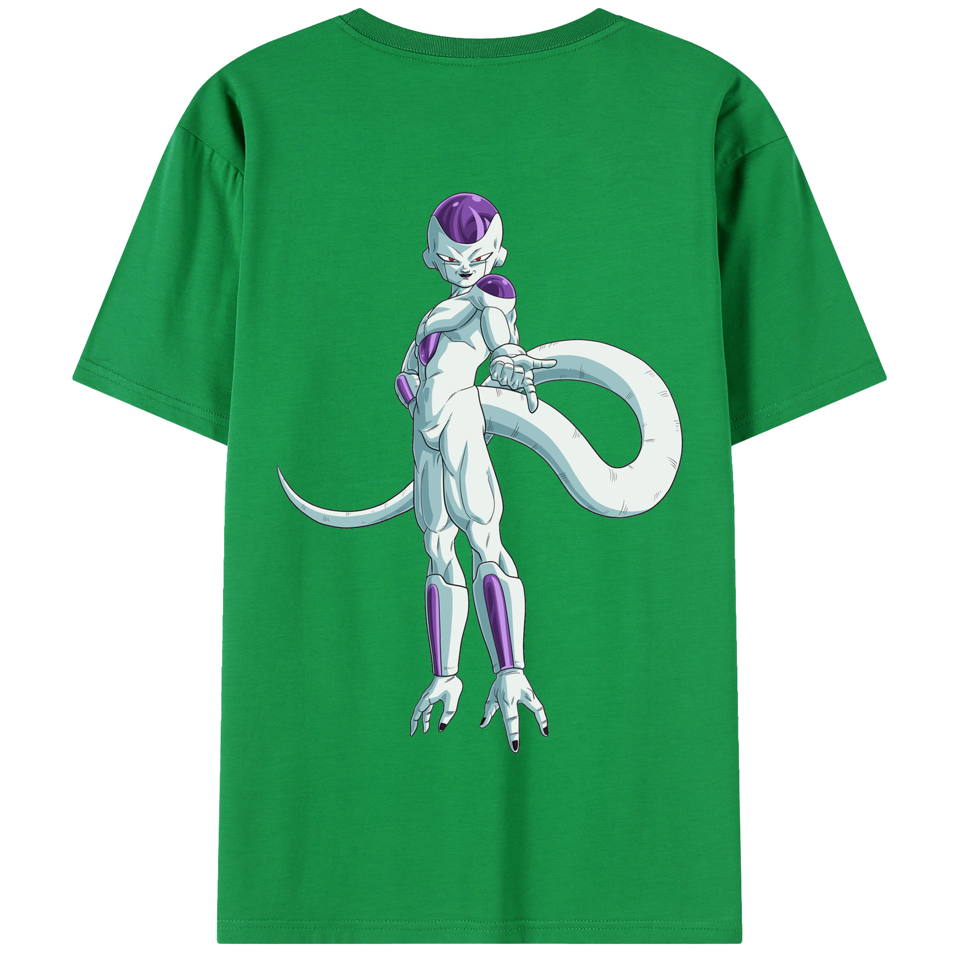 （画像用） ドラゴンボール フリーザ DRAGON BALL Frieza 綿100％半袖Tシャツ（背面プリント）