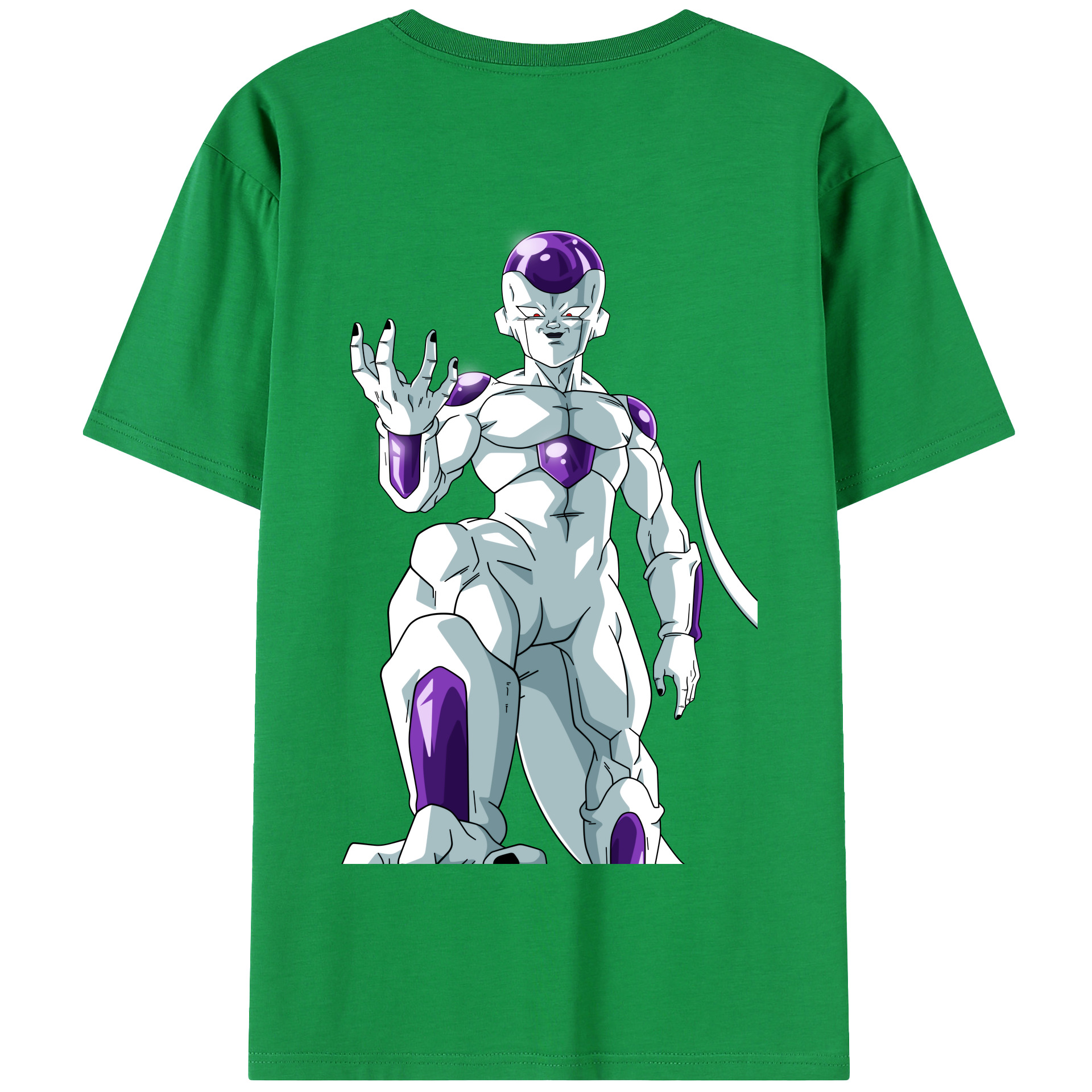 （画像用） ドラゴンボール フリーザ DRAGON BALL Frieza 綿100％半袖Tシャツ（背面プリント）
