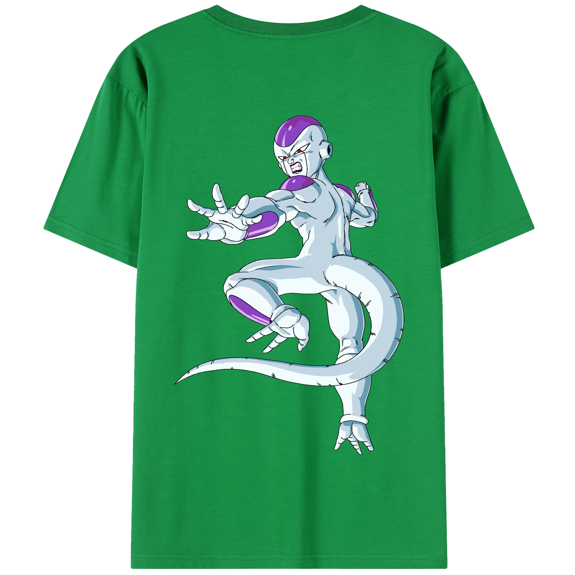 （画像用） ドラゴンボール フリーザ DRAGON BALL Frieza 綿100％半袖Tシャツ（背面プリント）