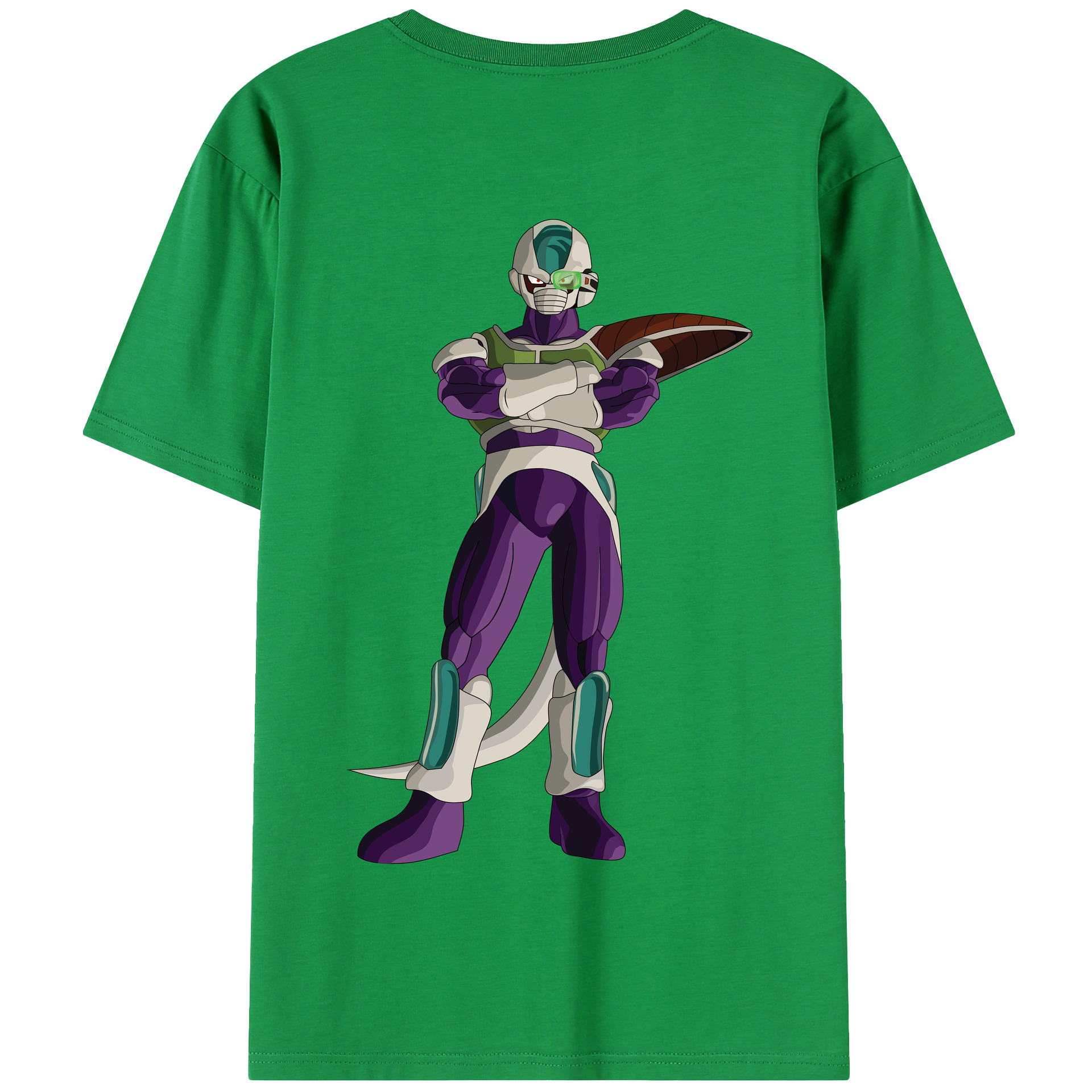（画像用） ドラゴンボール フリーザ DRAGON BALL Frieza 綿100％半袖Tシャツ（背面プリント）