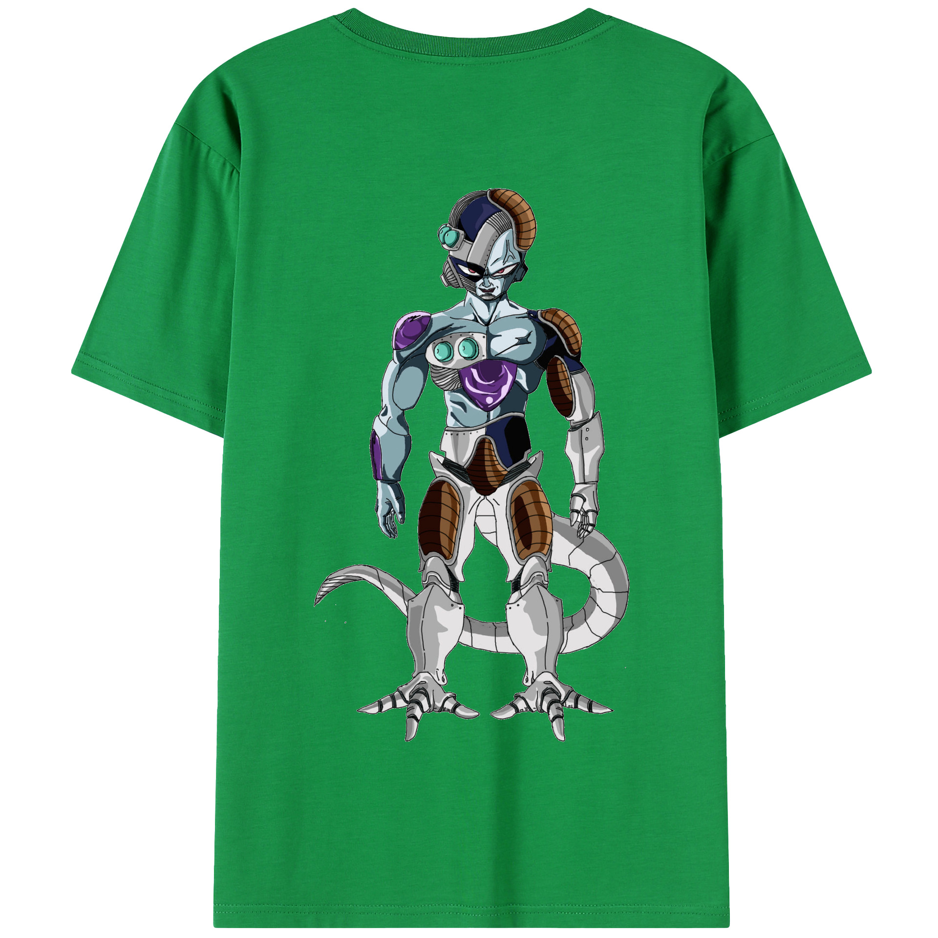 （画像用） ドラゴンボール クウラ DRAGON BALL Cooler Coora 綿100％半袖Tシャツ（背面プリント）