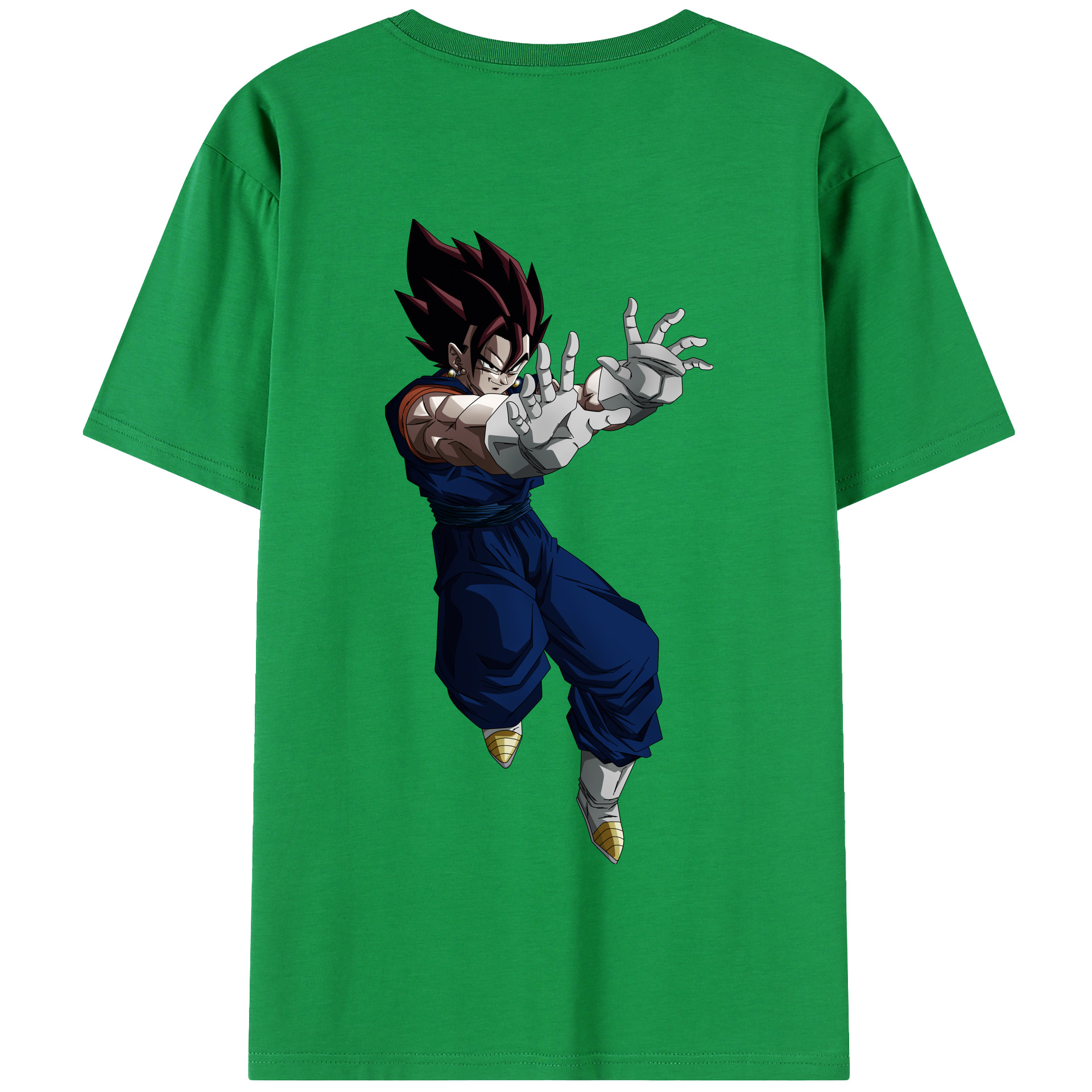 （画像用） ドラゴンボール ベジット DRAGON BALL Vegetto 綿100％半袖Tシャツ（背面プリント）
