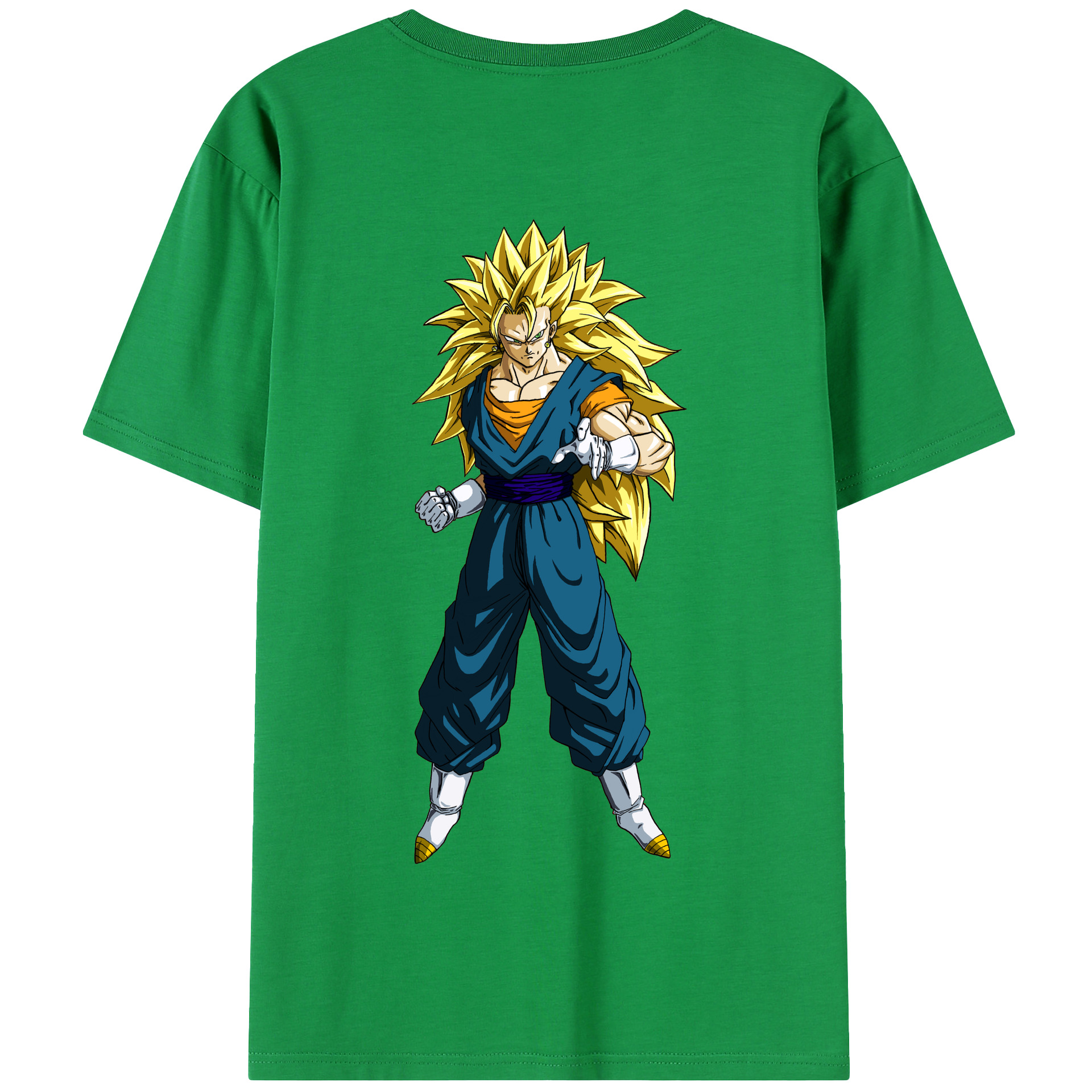 （画像用） ドラゴンボール ベジット DRAGON BALL Vegetto 綿100％半袖Tシャツ（背面プリント）
