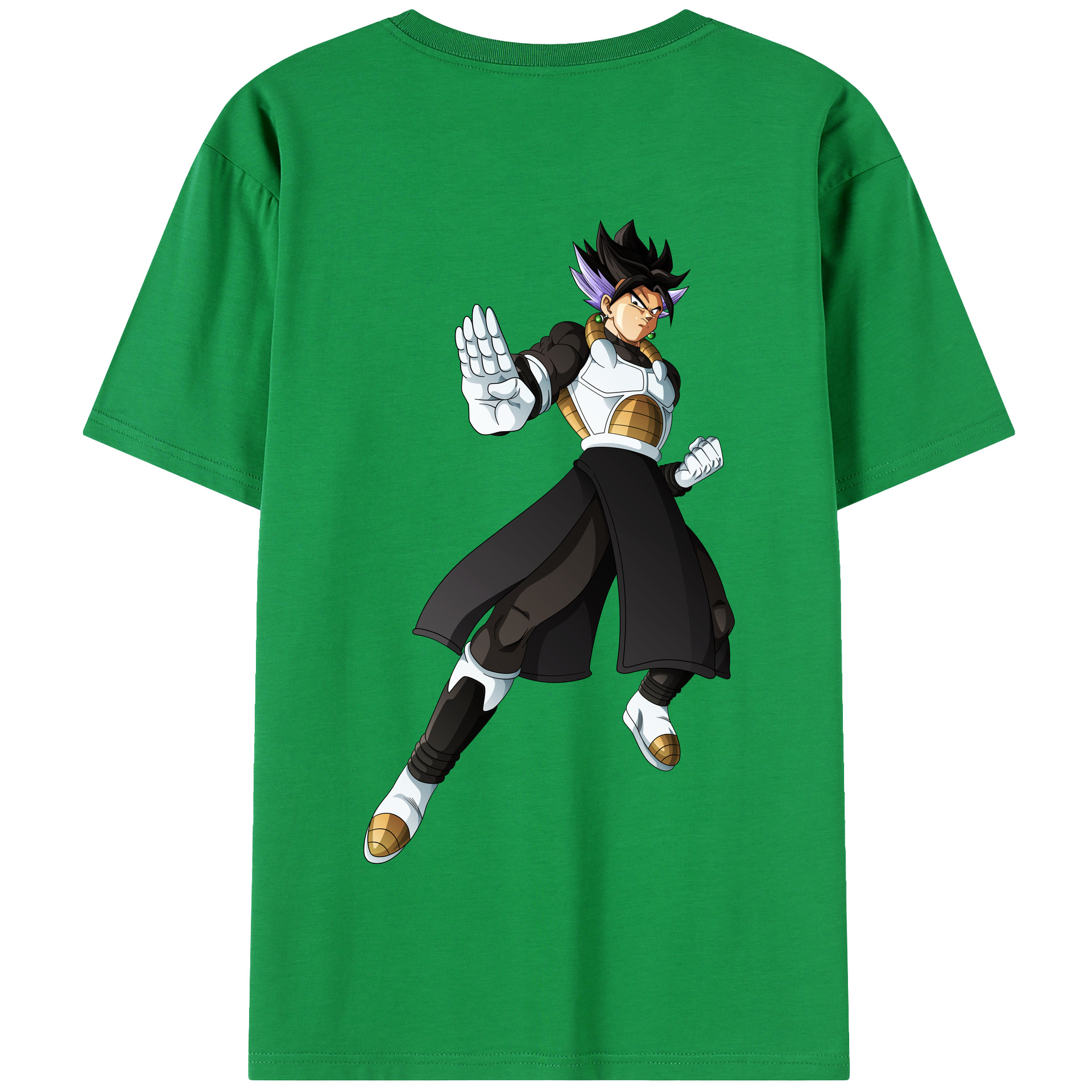 （画像用） ドラゴンボール ベジット DRAGON BALL Vegetto 綿100％半袖Tシャツ（背面プリント）