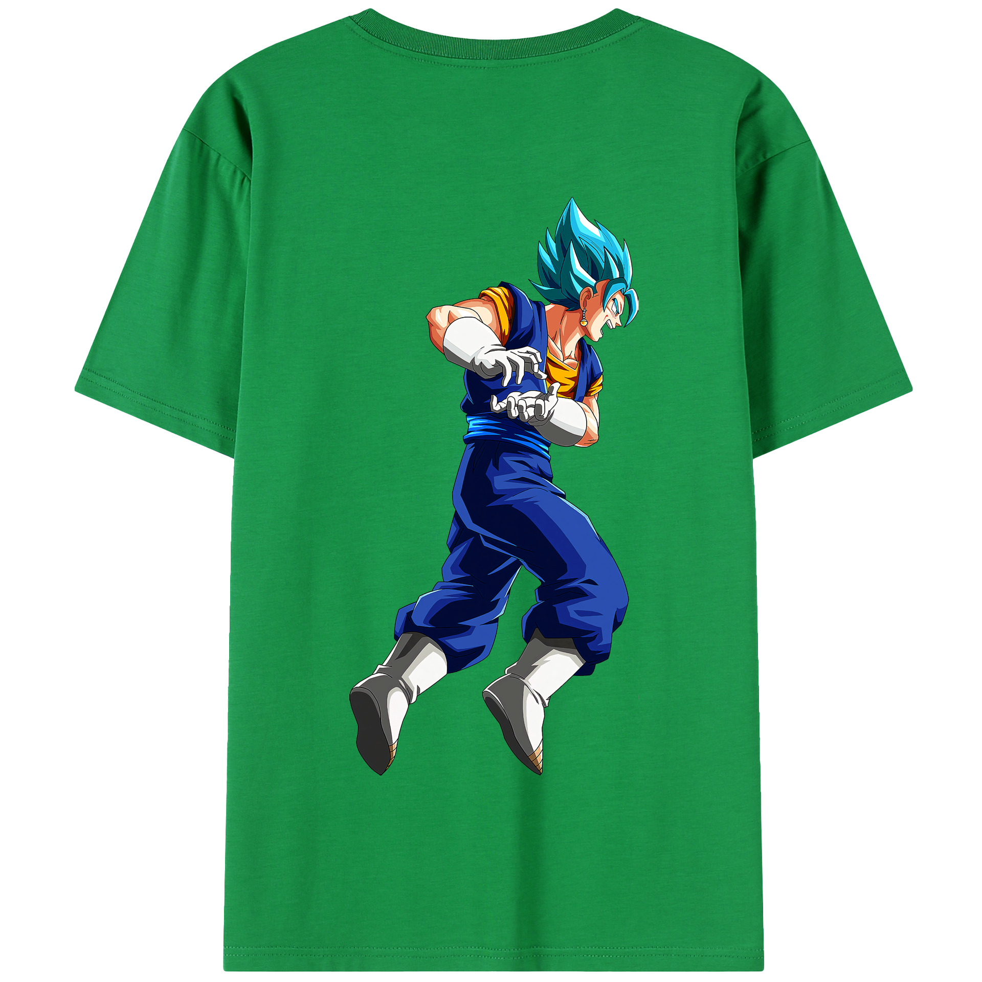 （画像用） ドラゴンボール ベジット DRAGON BALL Vegetto 綿100％半袖Tシャツ（背面プリント）
