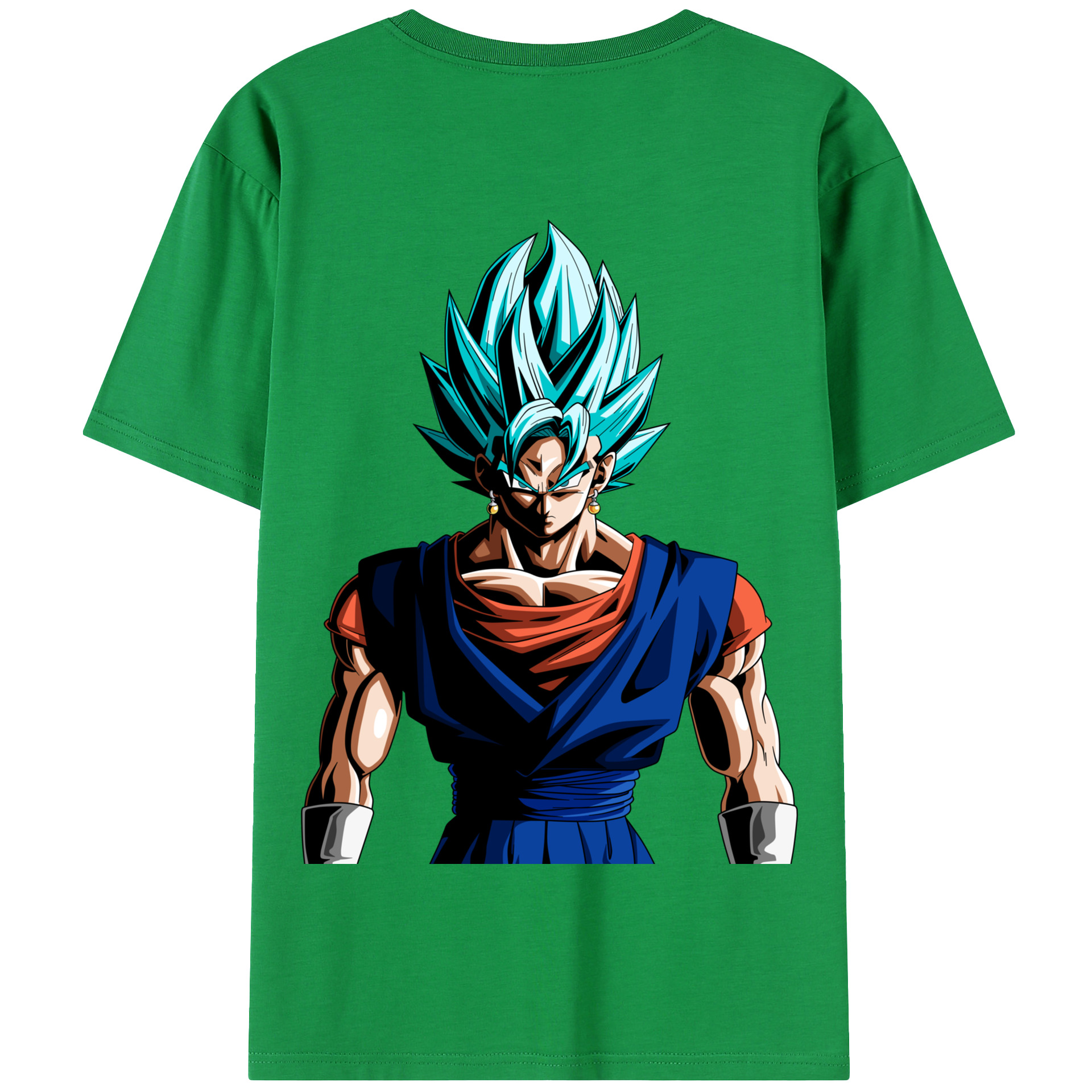 （画像用） ドラゴンボール ベジット DRAGON BALL Vegetto 綿100％半袖Tシャツ（背面プリント）