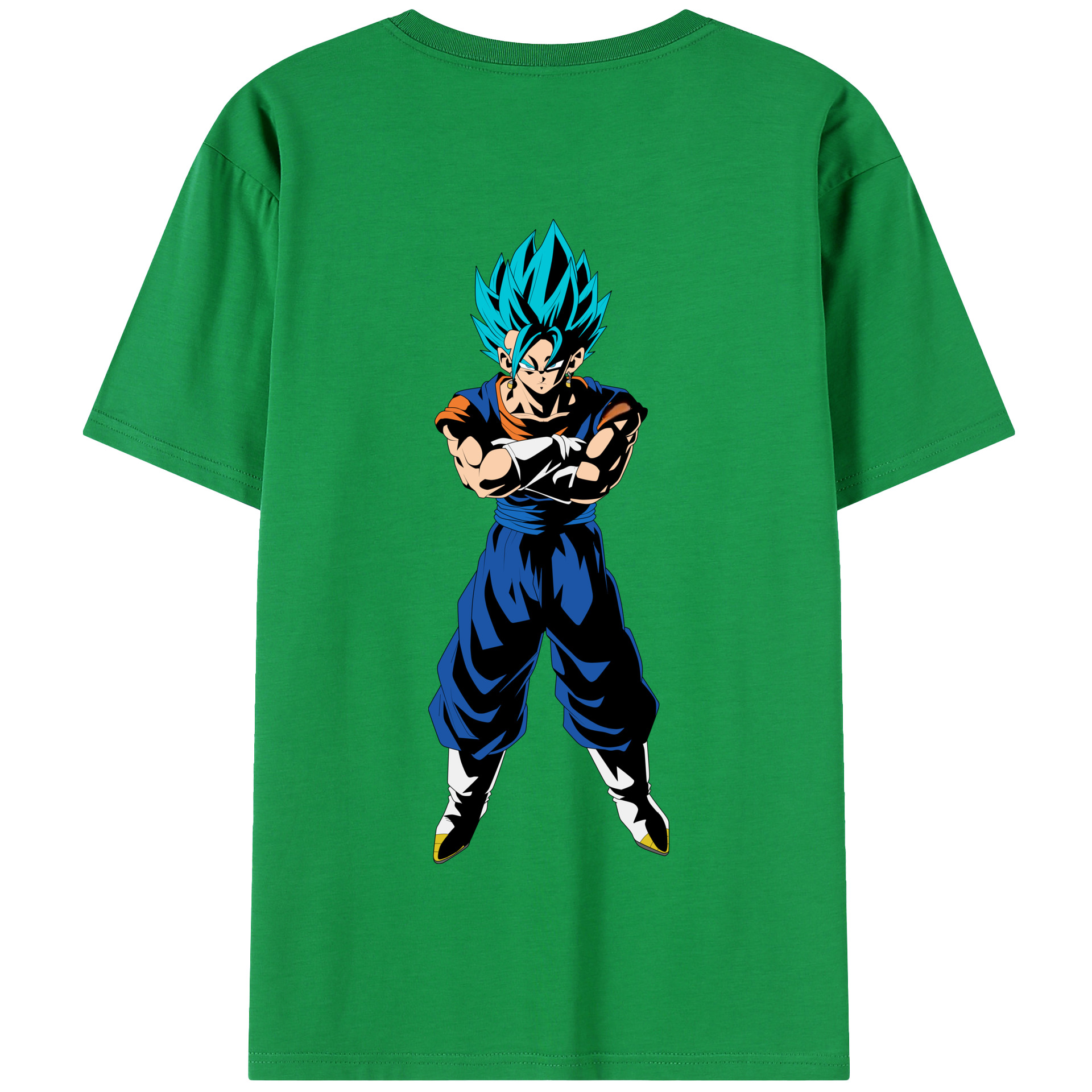 （画像用） ドラゴンボール ベジット DRAGON BALL Vegetto 綿100％半袖Tシャツ（背面プリント）