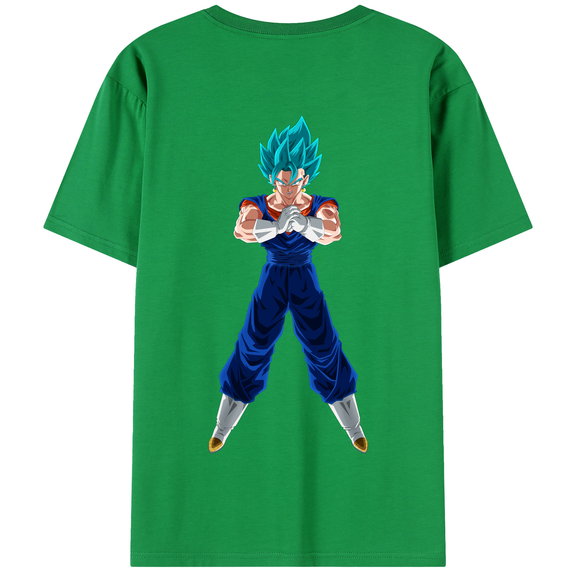 （画像用） ドラゴンボール ベジット DRAGON BALL Vegetto 綿100％半袖Tシャツ（背面プリント）