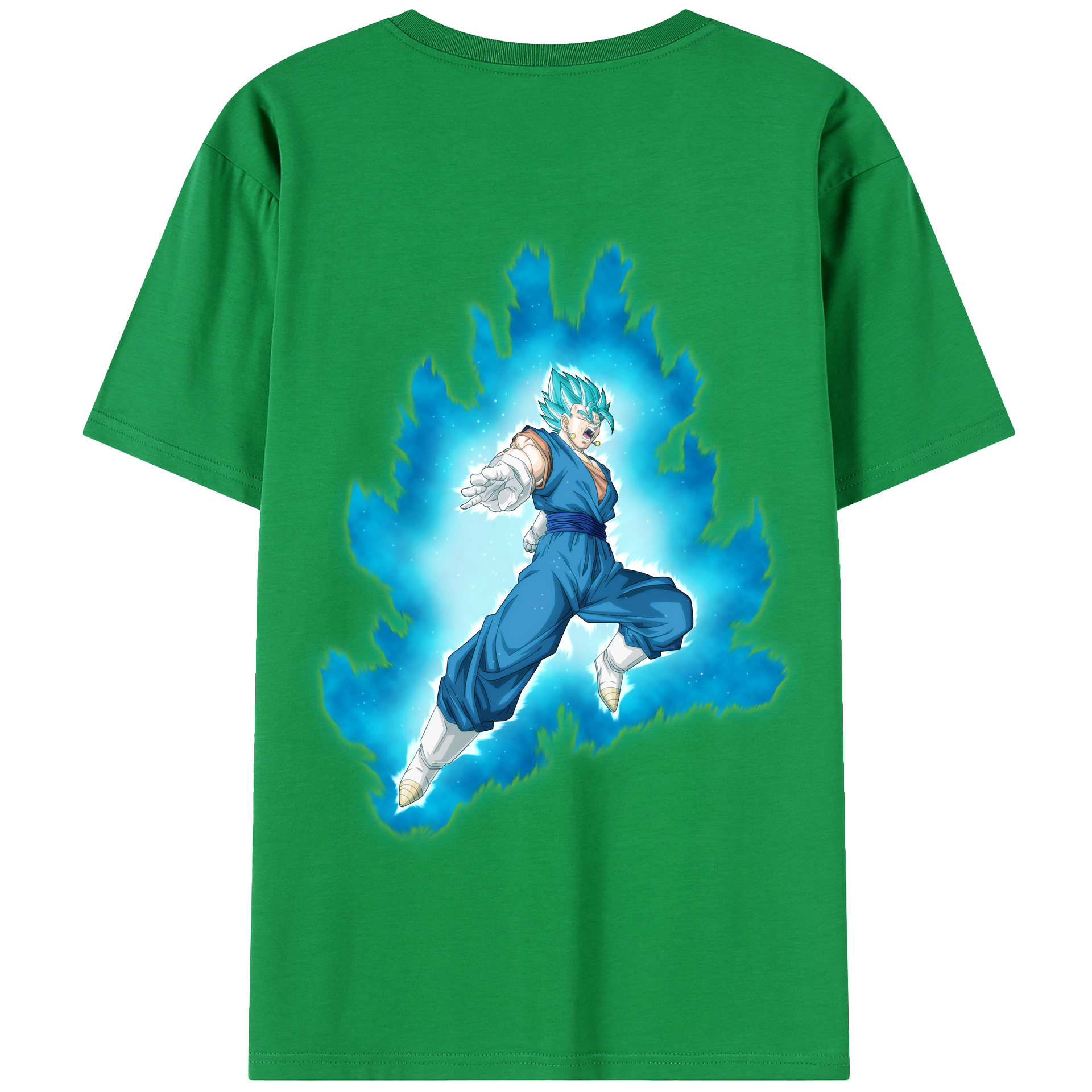 （画像用） ドラゴンボール ベジット DRAGON BALL Vegetto 綿100％半袖Tシャツ（背面プリント）