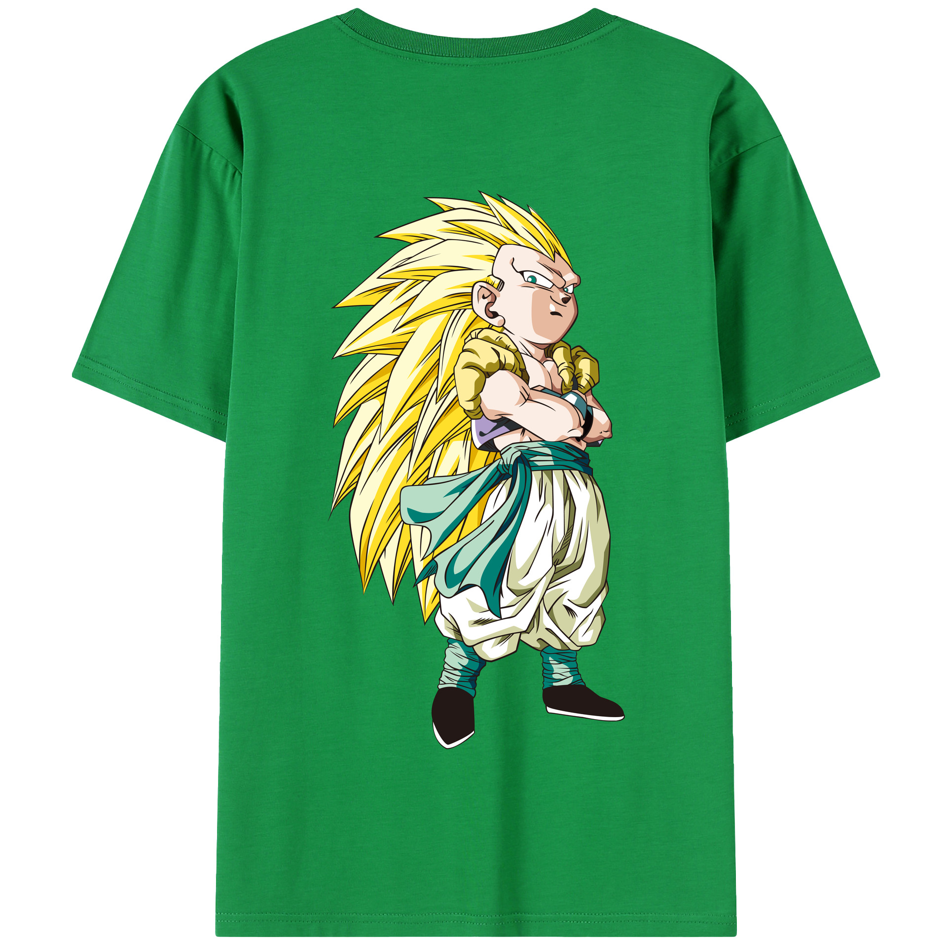 （画像用） ドラゴンボール ベジット DRAGON BALL Vegetto 綿100％半袖Tシャツ（背面プリント）