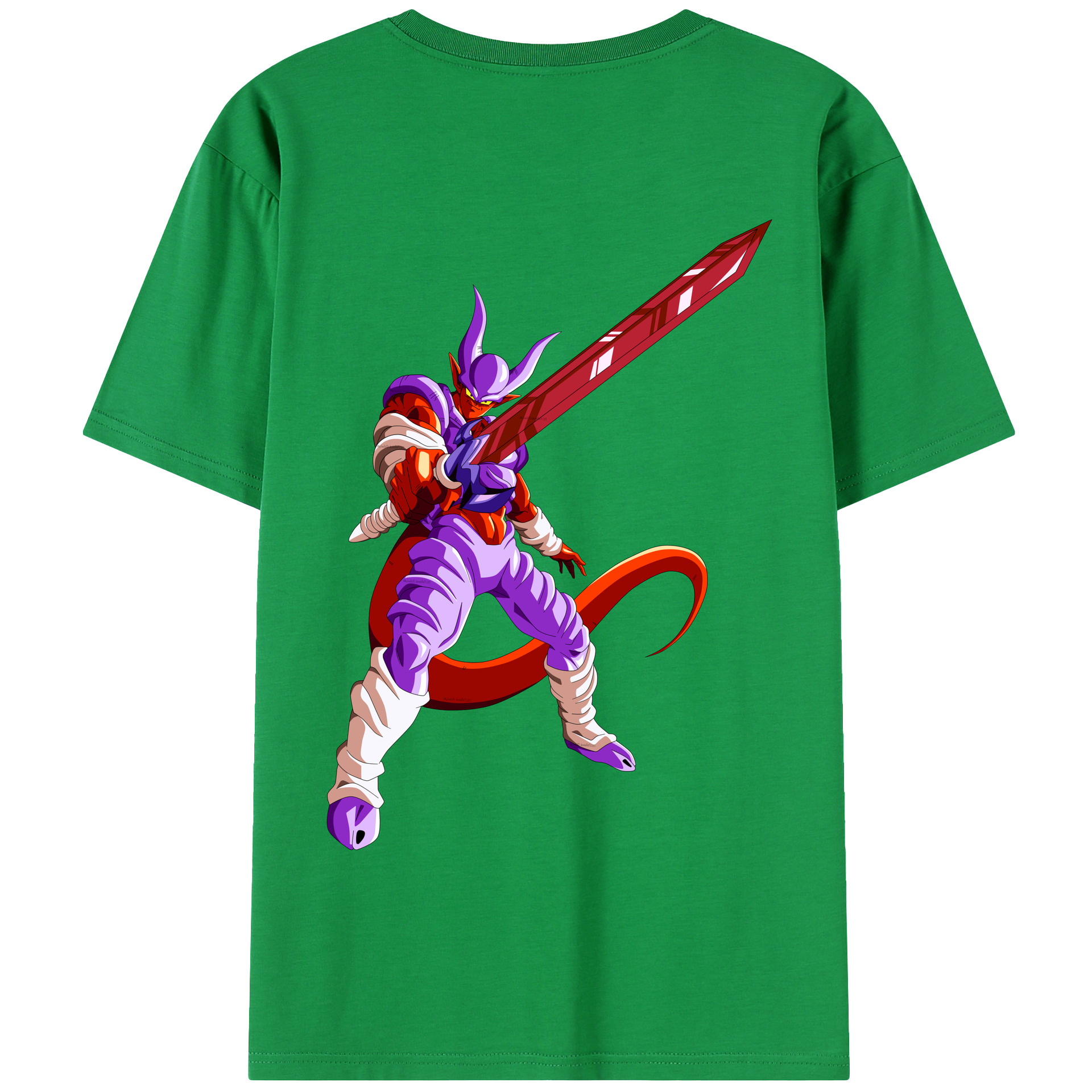 （画像用） ドラゴンボール ジャネンバ DRAGON BALL Janemba 綿100％半袖Tシャツ（背面プリント）