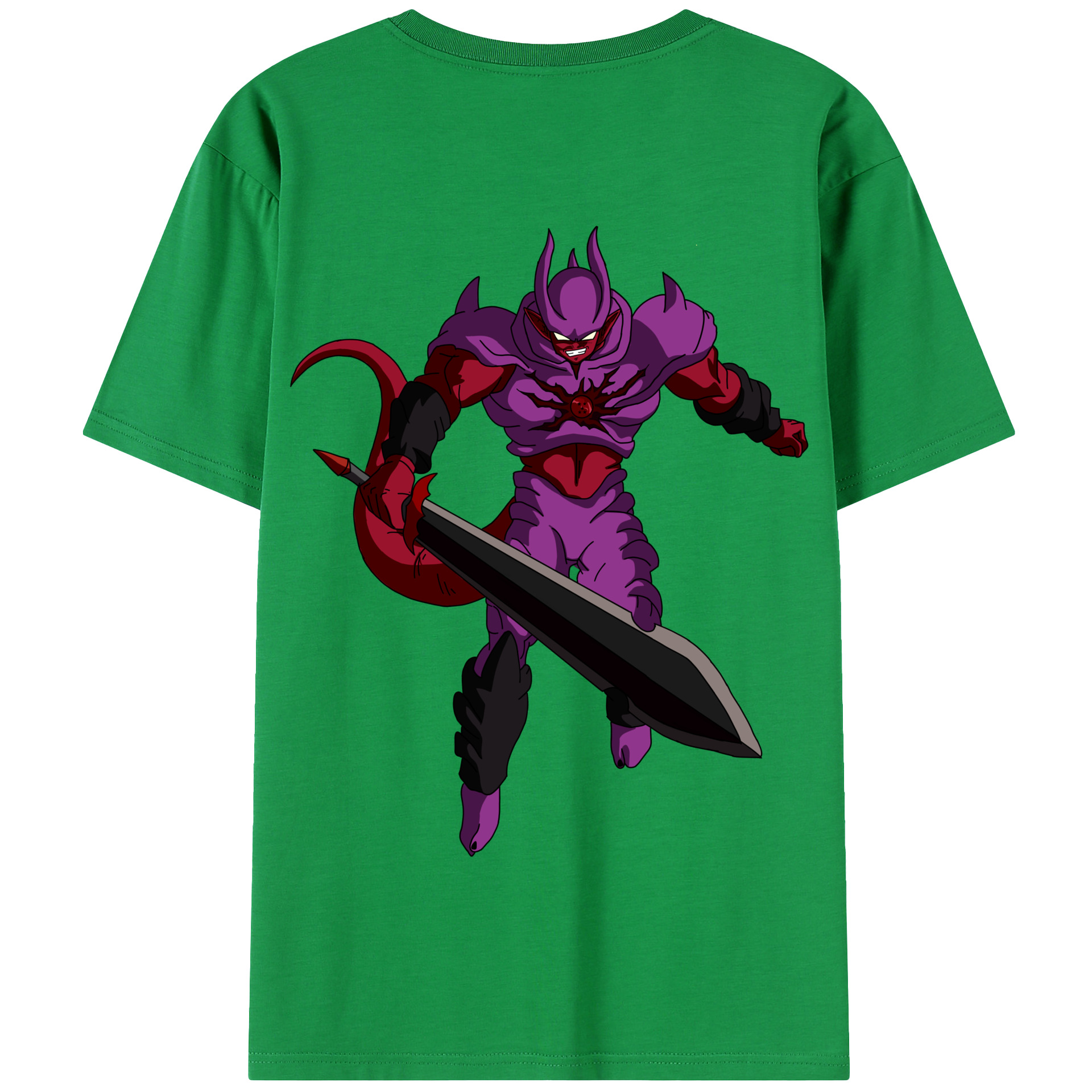 （画像用） ドラゴンボール ジャネンバ DRAGON BALL Janemba 綿100％半袖Tシャツ（背面プリント）