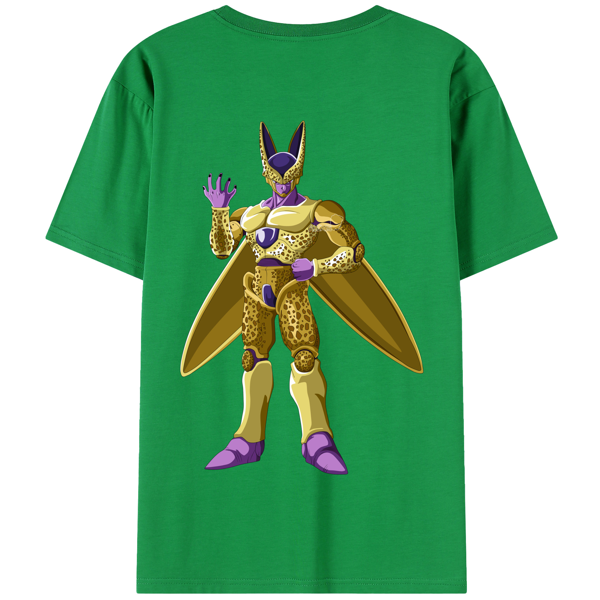 （画像用） ドラゴンボール セル DRAGON BALL Cell 綿100％半袖Tシャツ（背面プリント）