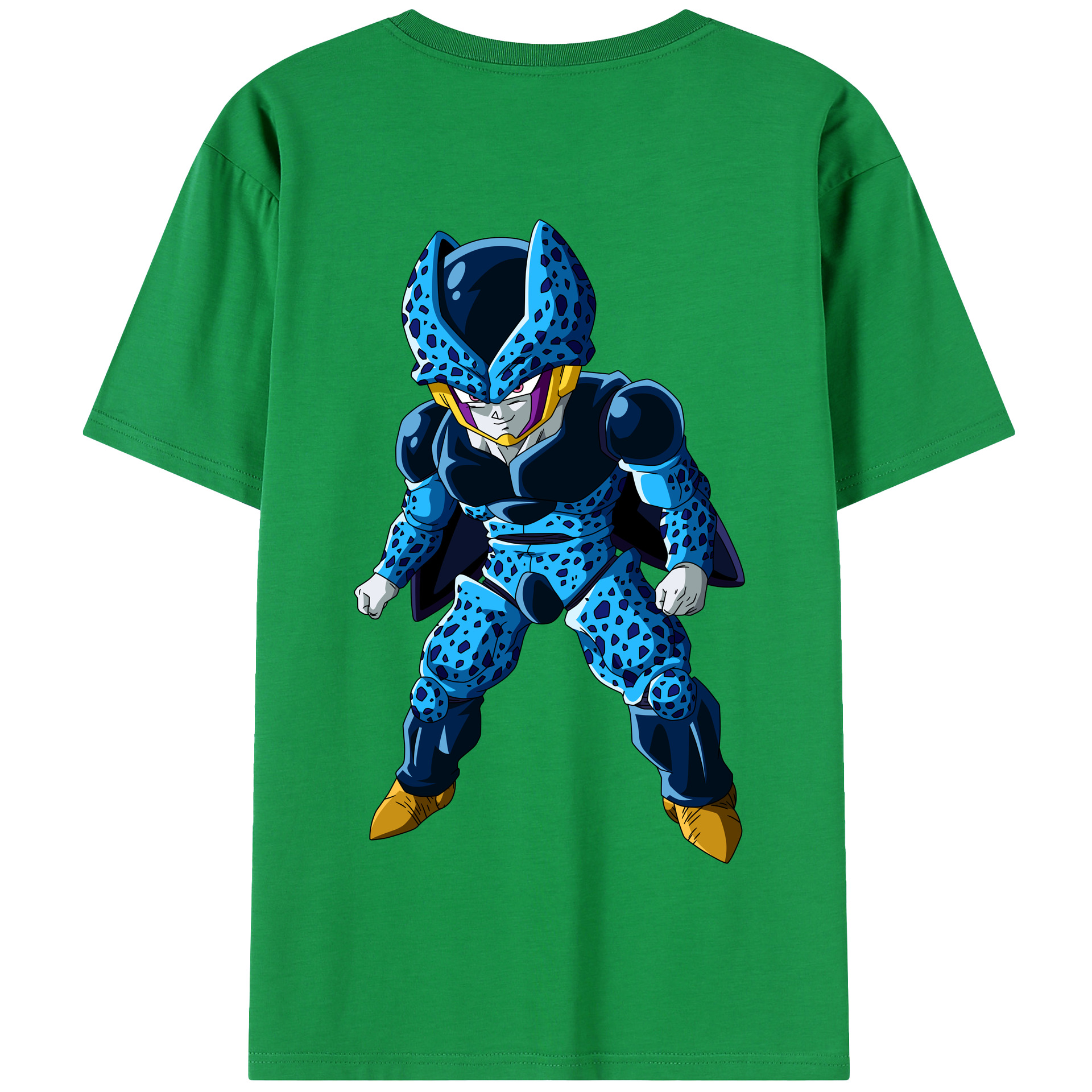 （画像用） ドラゴンボール セル DRAGON BALL Cell 綿100％半袖Tシャツ（背面プリント）
