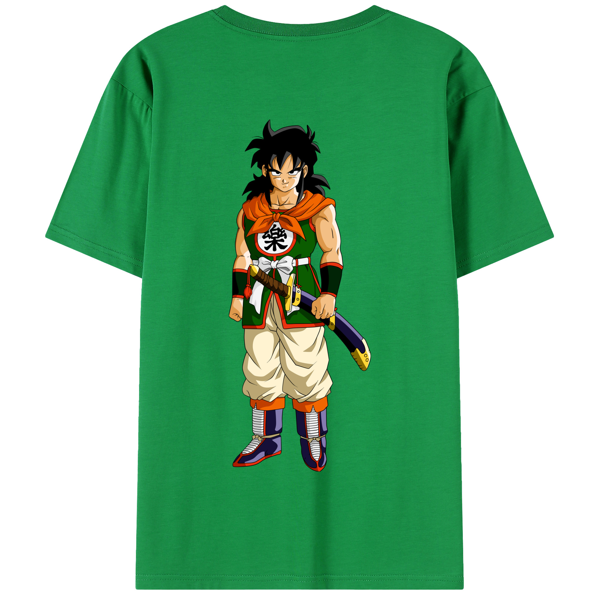（画像用） ドラゴンボール ヤムチャ DRAGON BALL Yamcha 綿100％半袖Tシャツ（背面プリント）