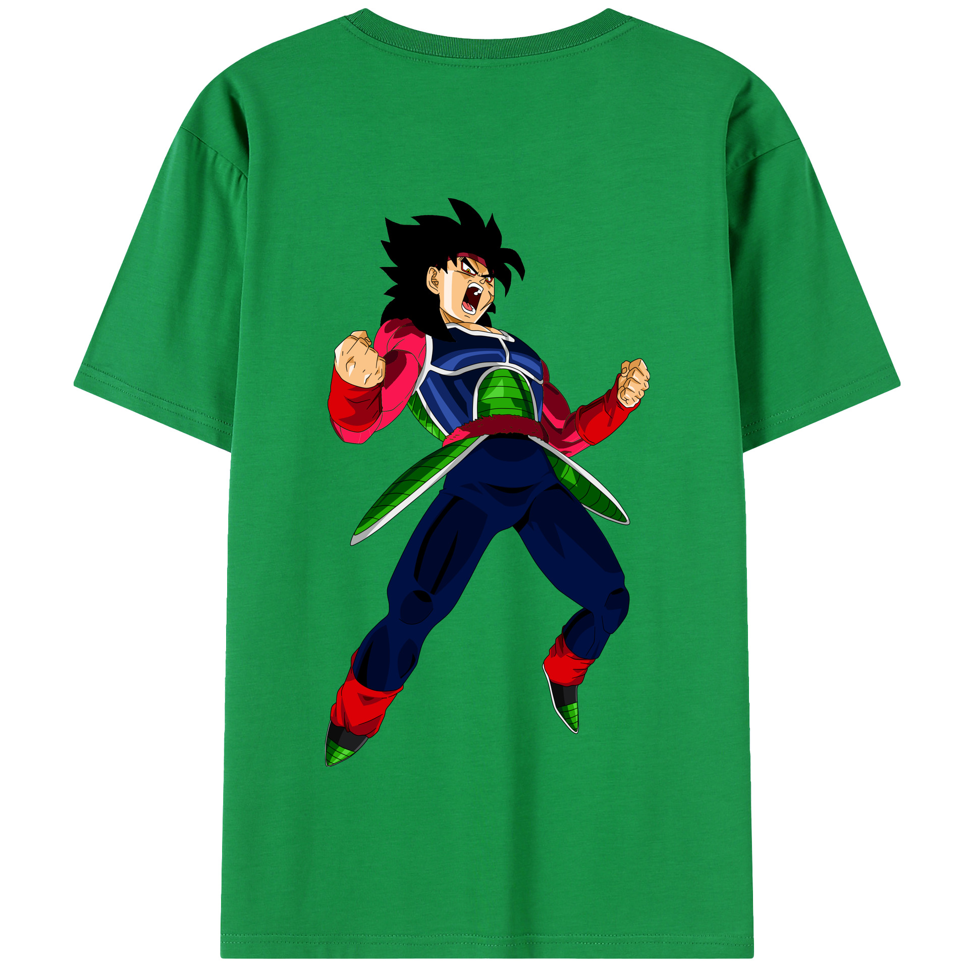 （画像用） ドラゴンボール バーダック DRAGON BALL Burdock 綿100％半袖Tシャツ（背面プリント）