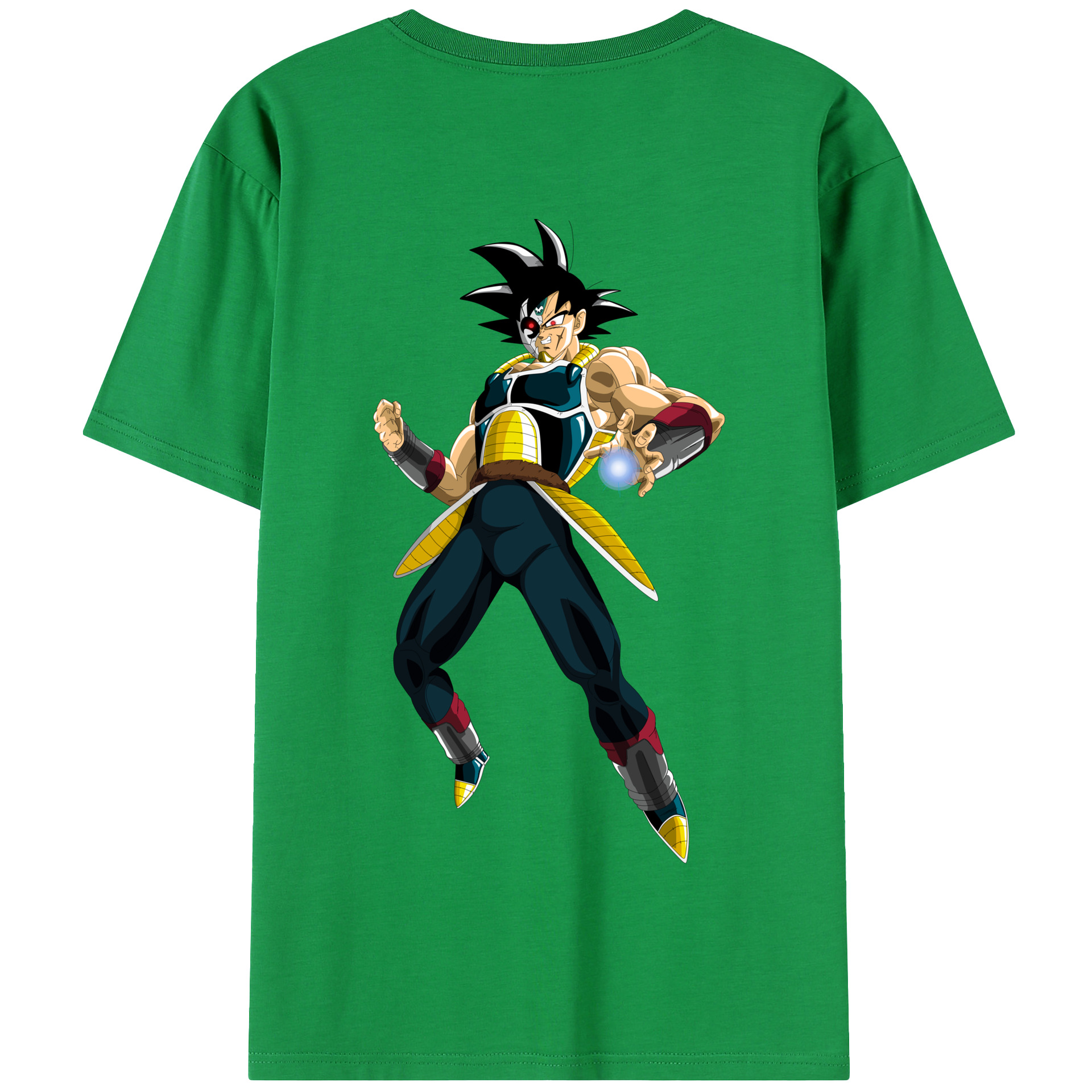 （画像用） ドラゴンボール バーダック DRAGON BALL Burdock 綿100％半袖Tシャツ（背面プリント）