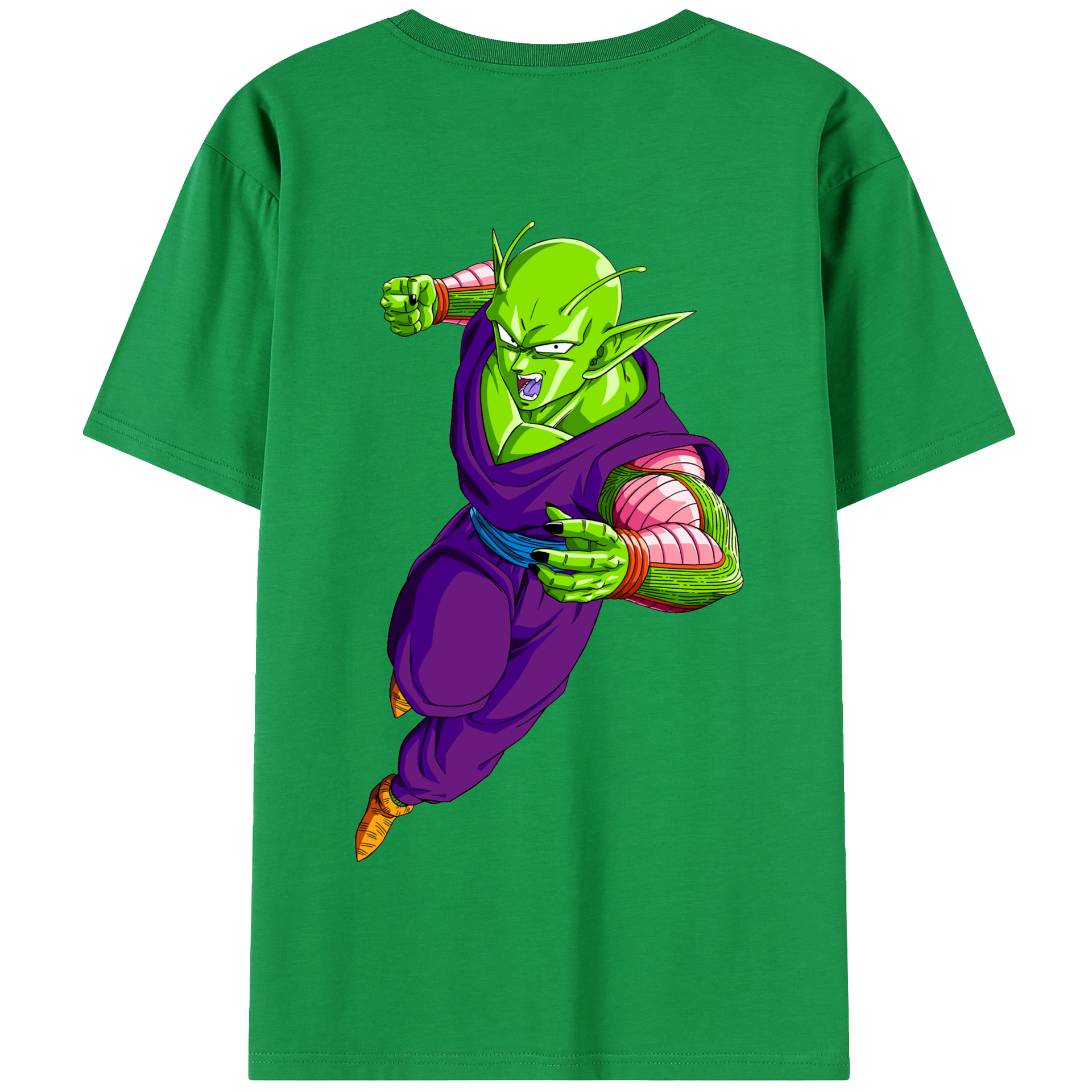 （画像用） ドラゴンボール ピッコロ DRAGON BALL Piccolo 綿100％半袖Tシャツ（背面プリント）