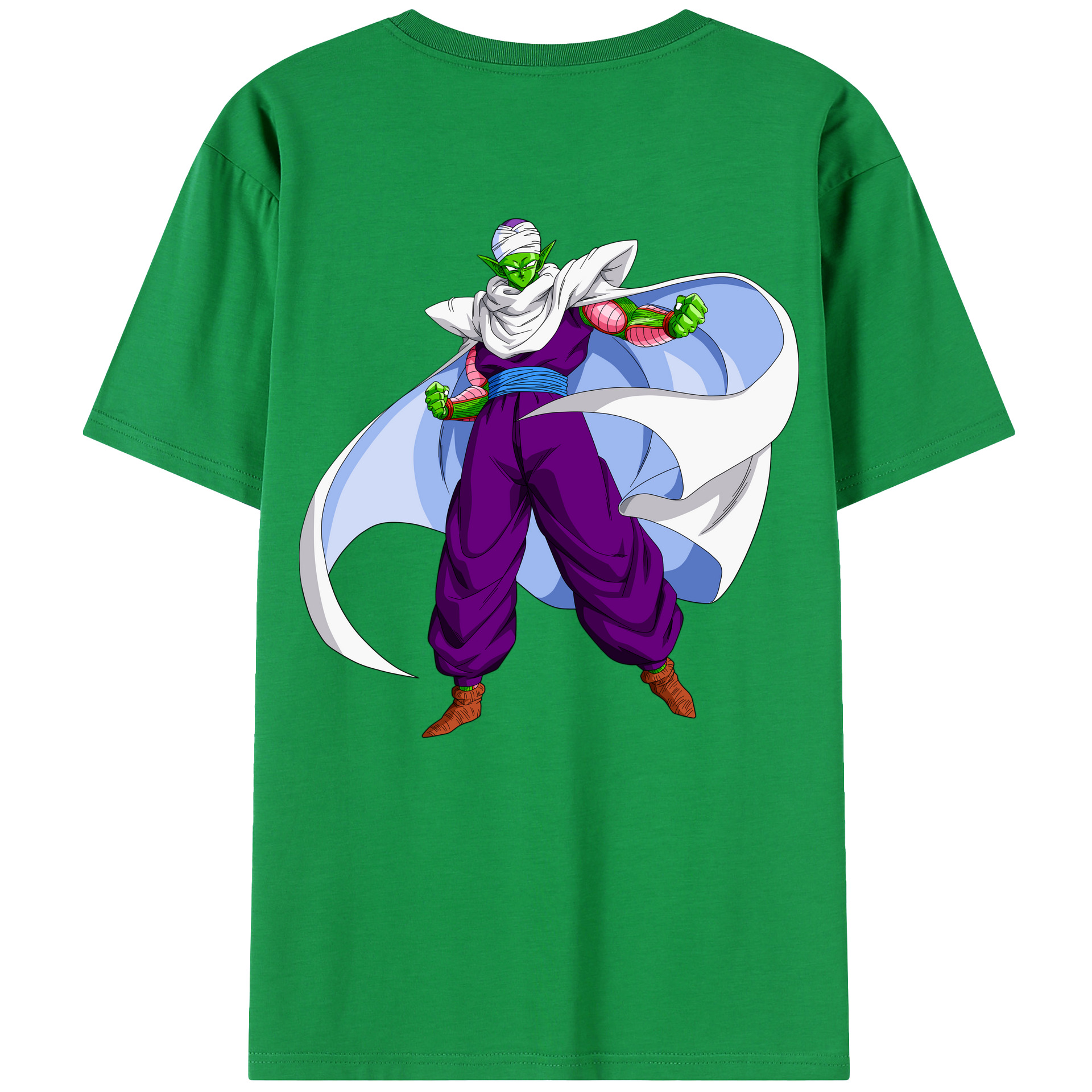 （画像用） ドラゴンボール ピッコロ DRAGON BALL Piccolo 綿100％半袖Tシャツ（背面プリント）