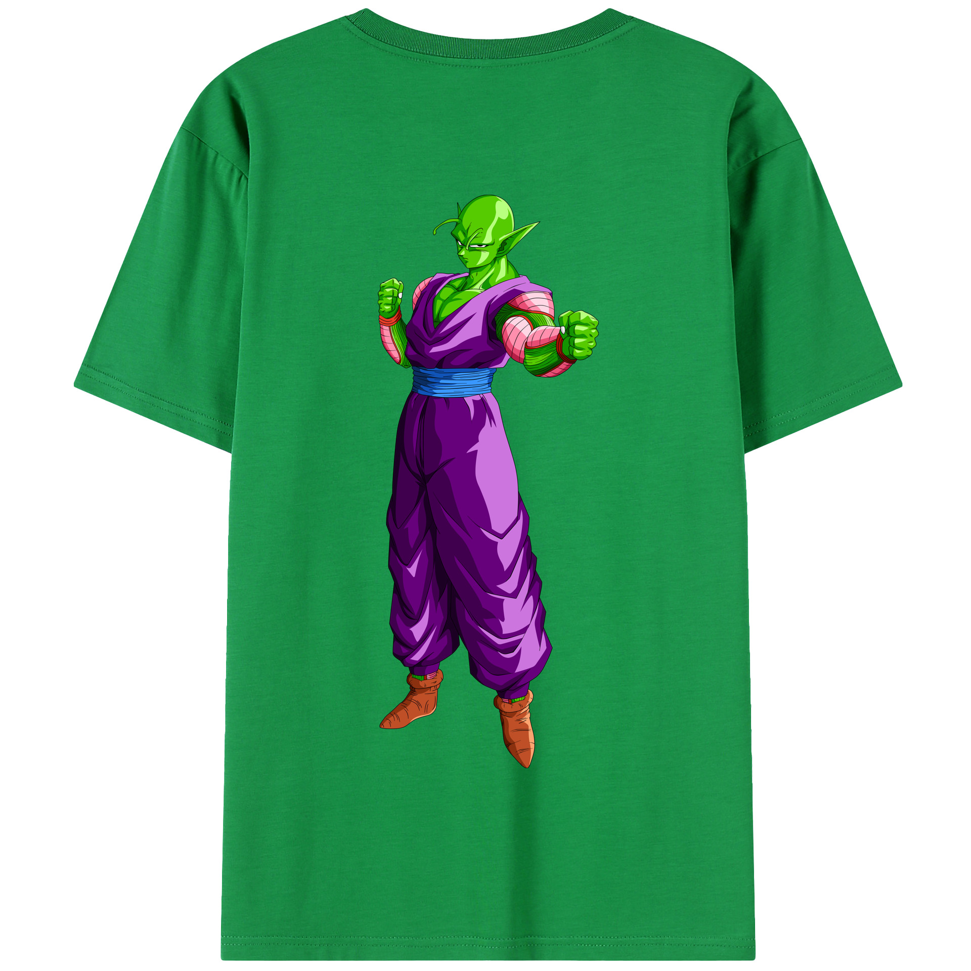 （画像用） ドラゴンボール ピッコロ DRAGON BALL Piccolo 綿100％半袖Tシャツ（背面プリント）