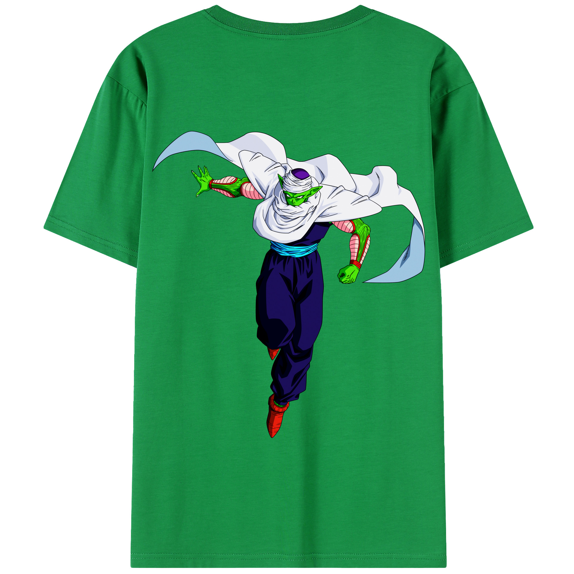 （画像用） ドラゴンボール ピッコロ DRAGON BALL Piccolo 綿100％半袖Tシャツ（背面プリント）