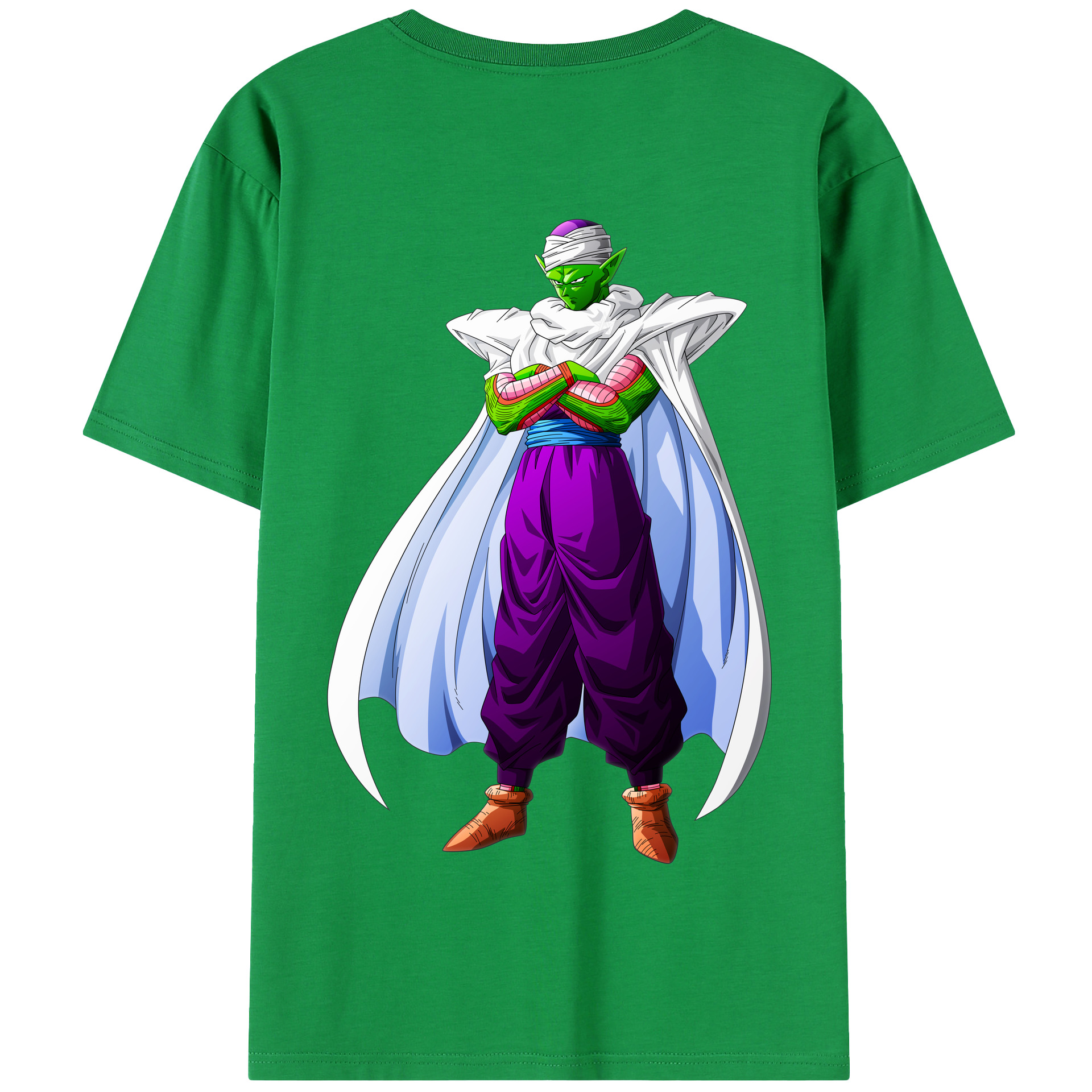 （画像用） ドラゴンボール ピッコロ DRAGON BALL Piccolo 綿100％半袖Tシャツ（背面プリント）