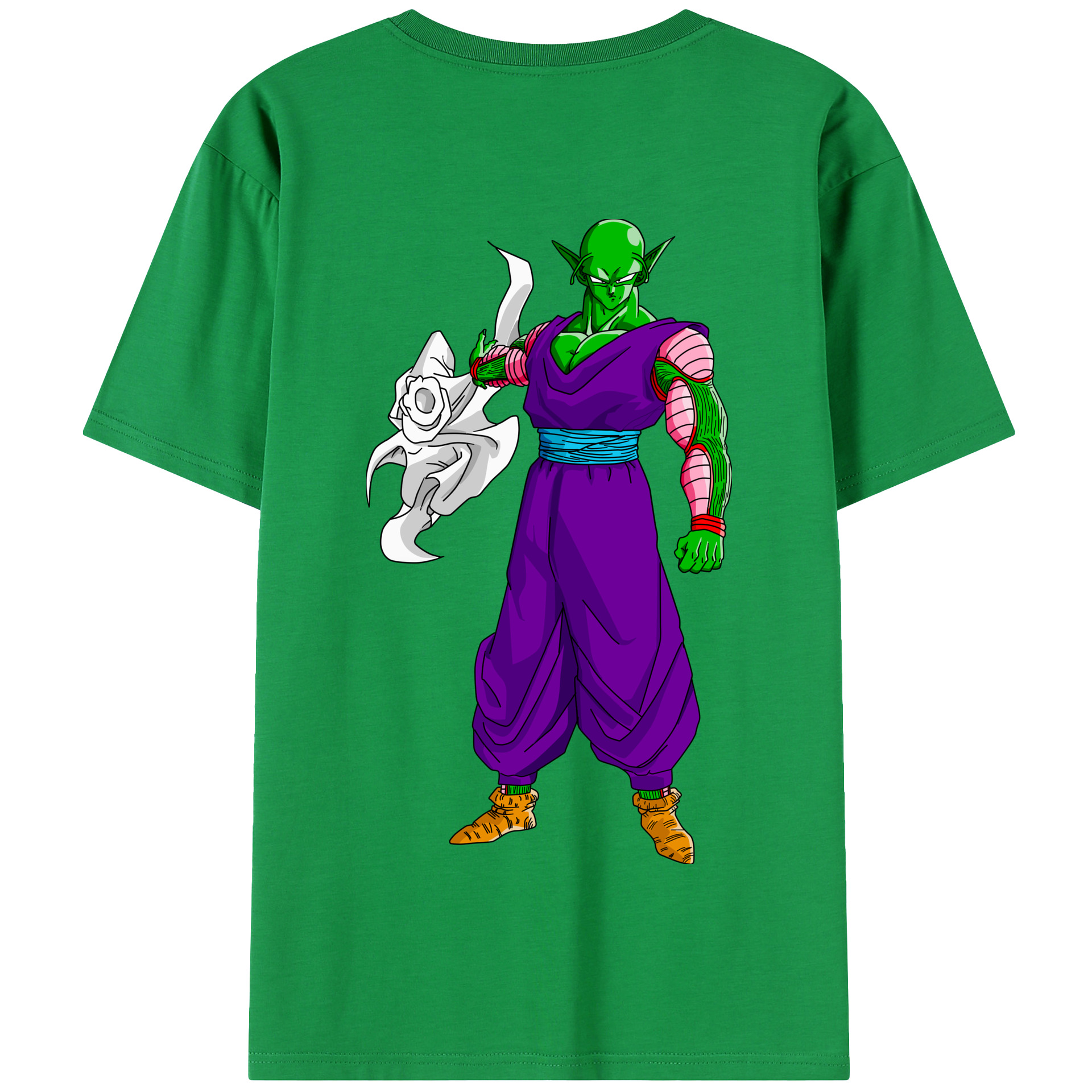 （画像用） ドラゴンボール ピッコロ DRAGON BALL Piccolo 綿100％半袖Tシャツ（背面プリント）