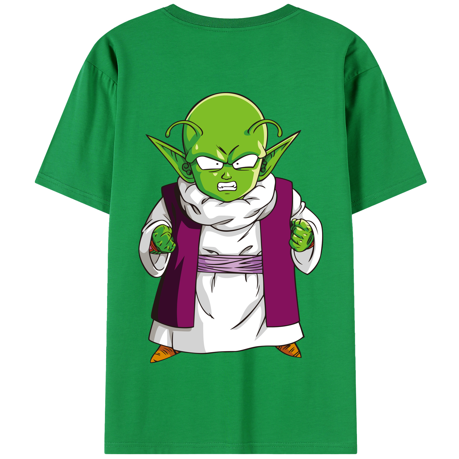 （画像用） ドラゴンボール ピッコロ DRAGON BALL Piccolo 綿100％半袖Tシャツ（背面プリント）