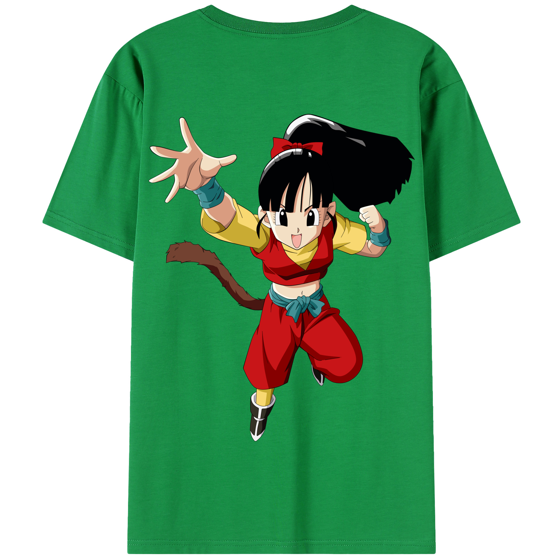 （画像用） ドラゴンボール パン DRAGON BALL Pan 綿100％半袖Tシャツ（背面プリント）