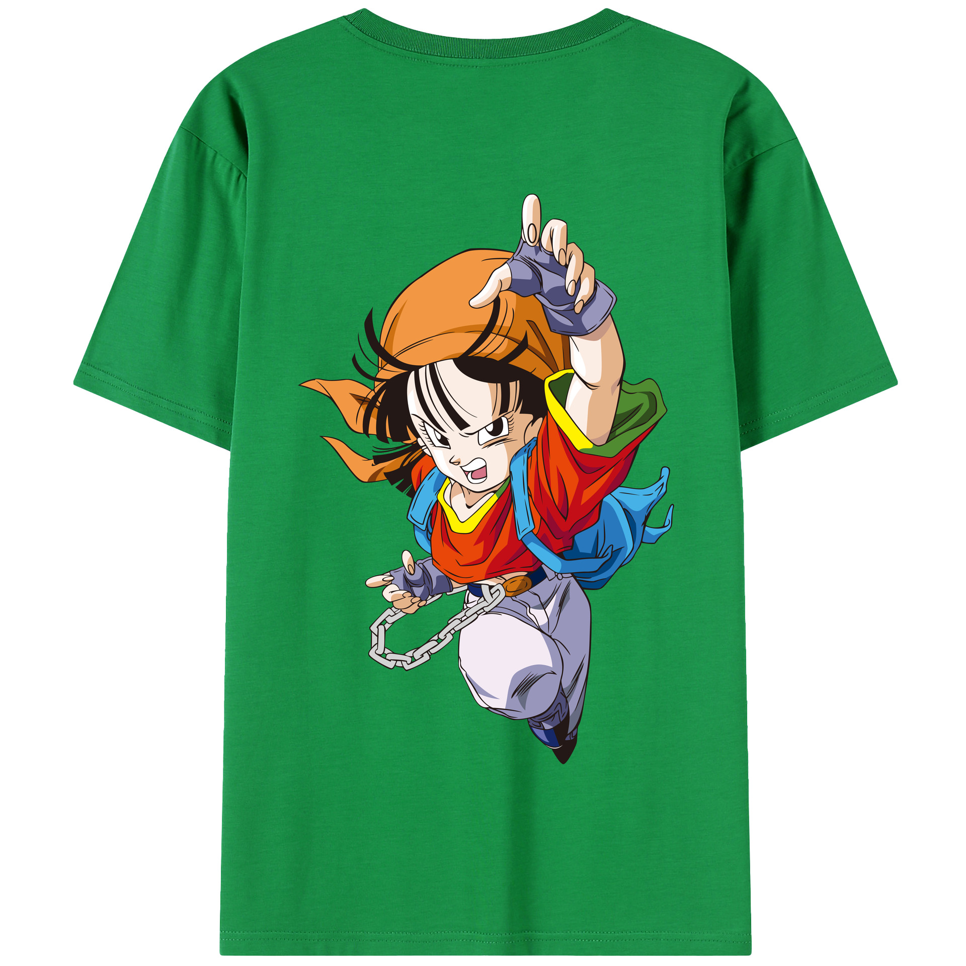 （画像用） ドラゴンボール パン DRAGON BALL Pan 綿100％半袖Tシャツ（背面プリント）