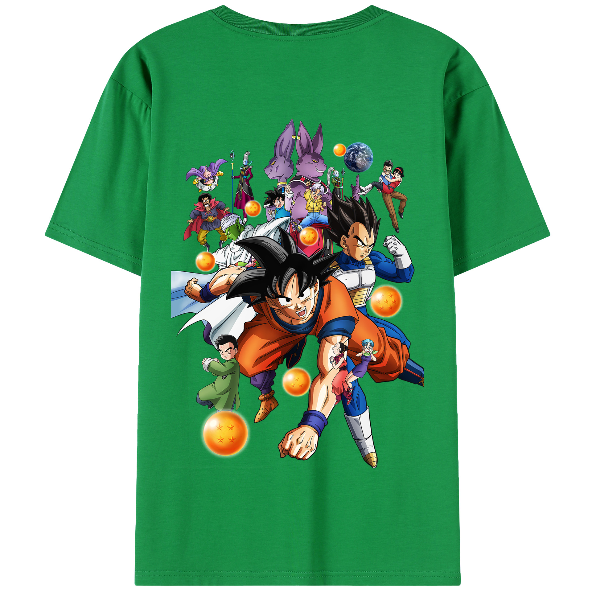 （画像用） ドラゴンボール DRAGON BALL 綿100％半袖Tシャツ（背面プリント）