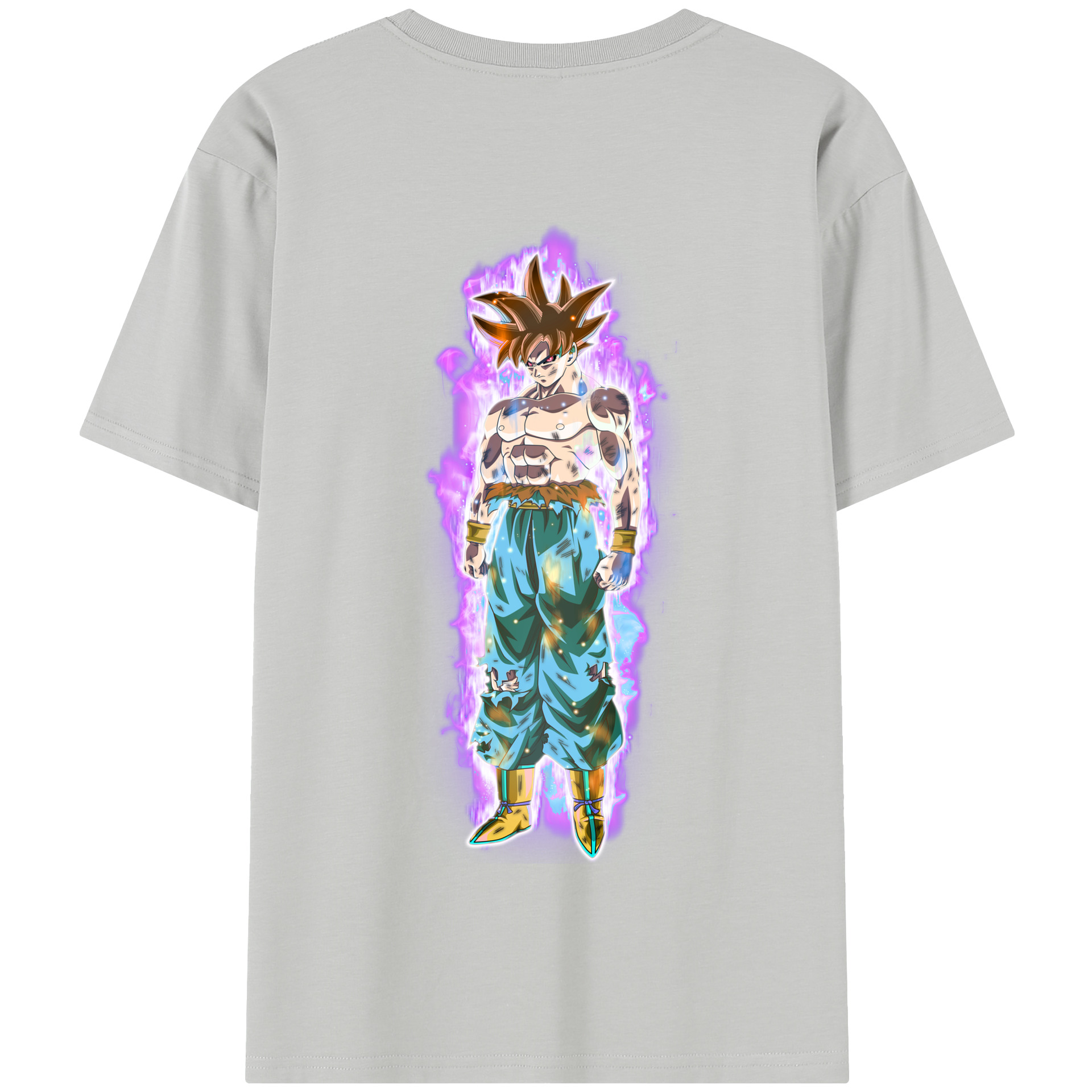 （画像用） ドラゴンボール 孫悟空（そん ごくう）Son Goku カカロット DRAGON BALL Kakarotto 綿100％半袖Tシャツ（背面プリント）