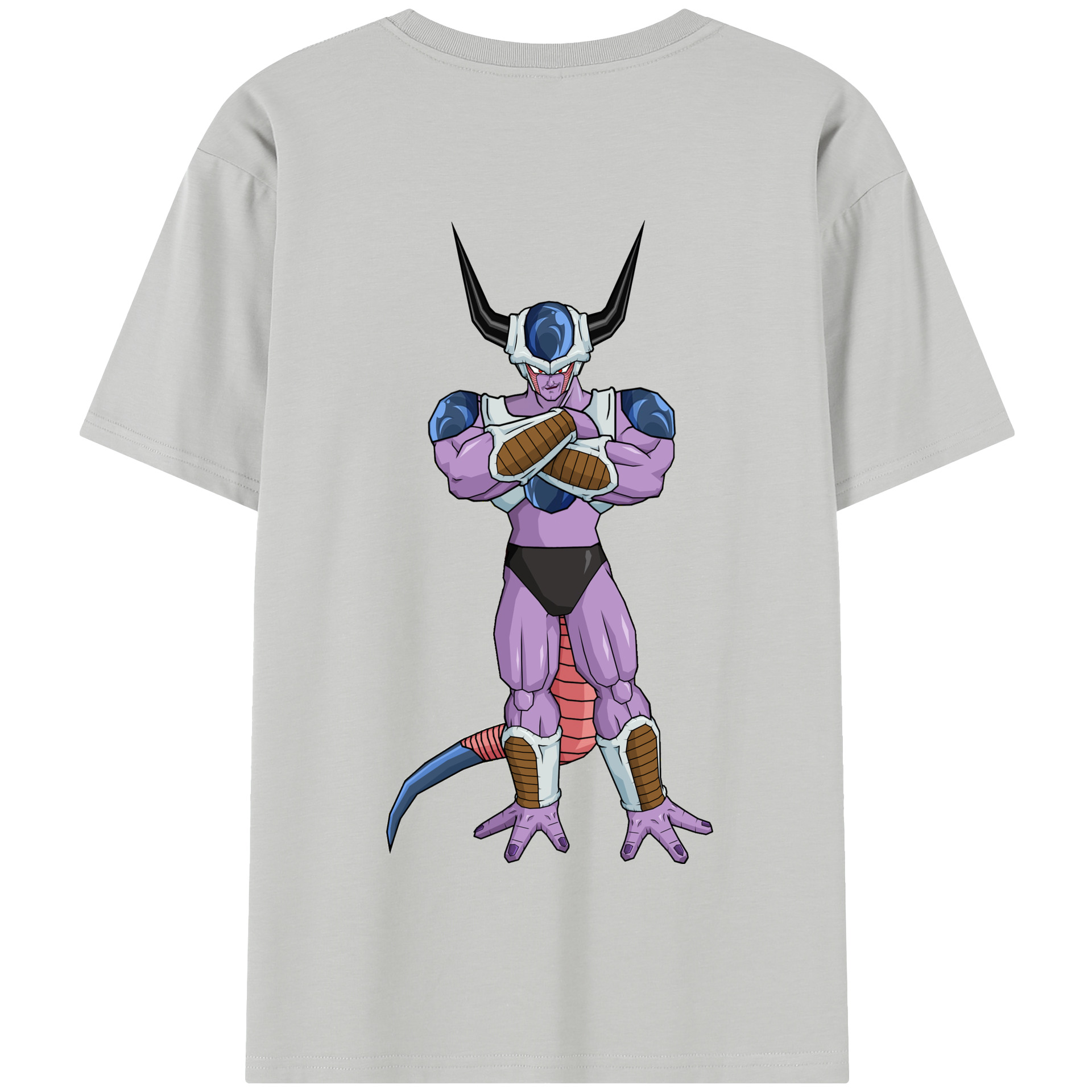 （画像用） ドラゴンボール フリーザ DRAGON BALL Frieza 綿100％半袖Tシャツ（背面プリント）