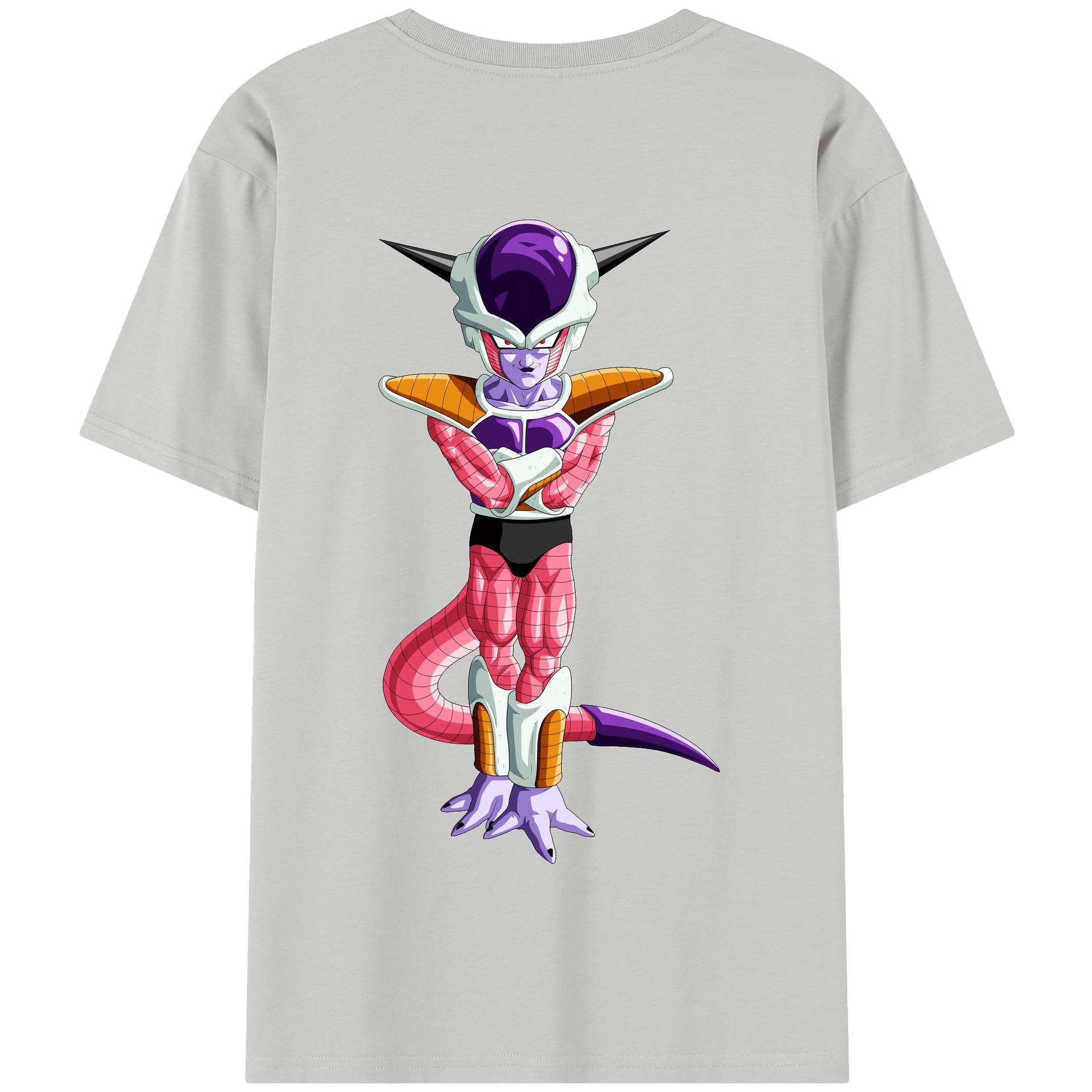 （画像用） ドラゴンボール フリーザ DRAGON BALL Frieza 綿100％半袖Tシャツ（背面プリント）