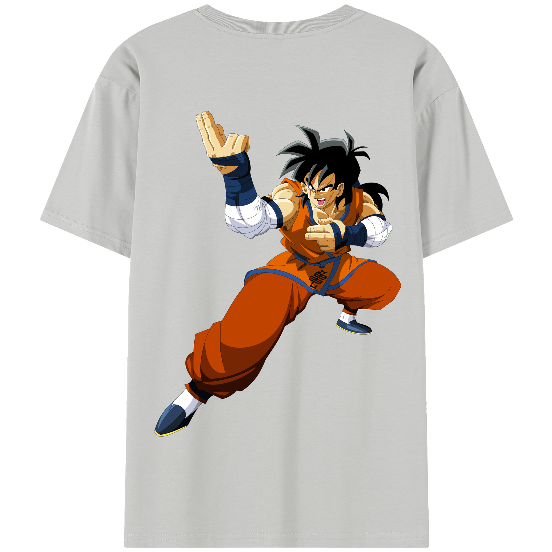 （画像用） ドラゴンボール ヤムチャ DRAGON BALL Yamcha 綿100％半袖Tシャツ（背面プリント）