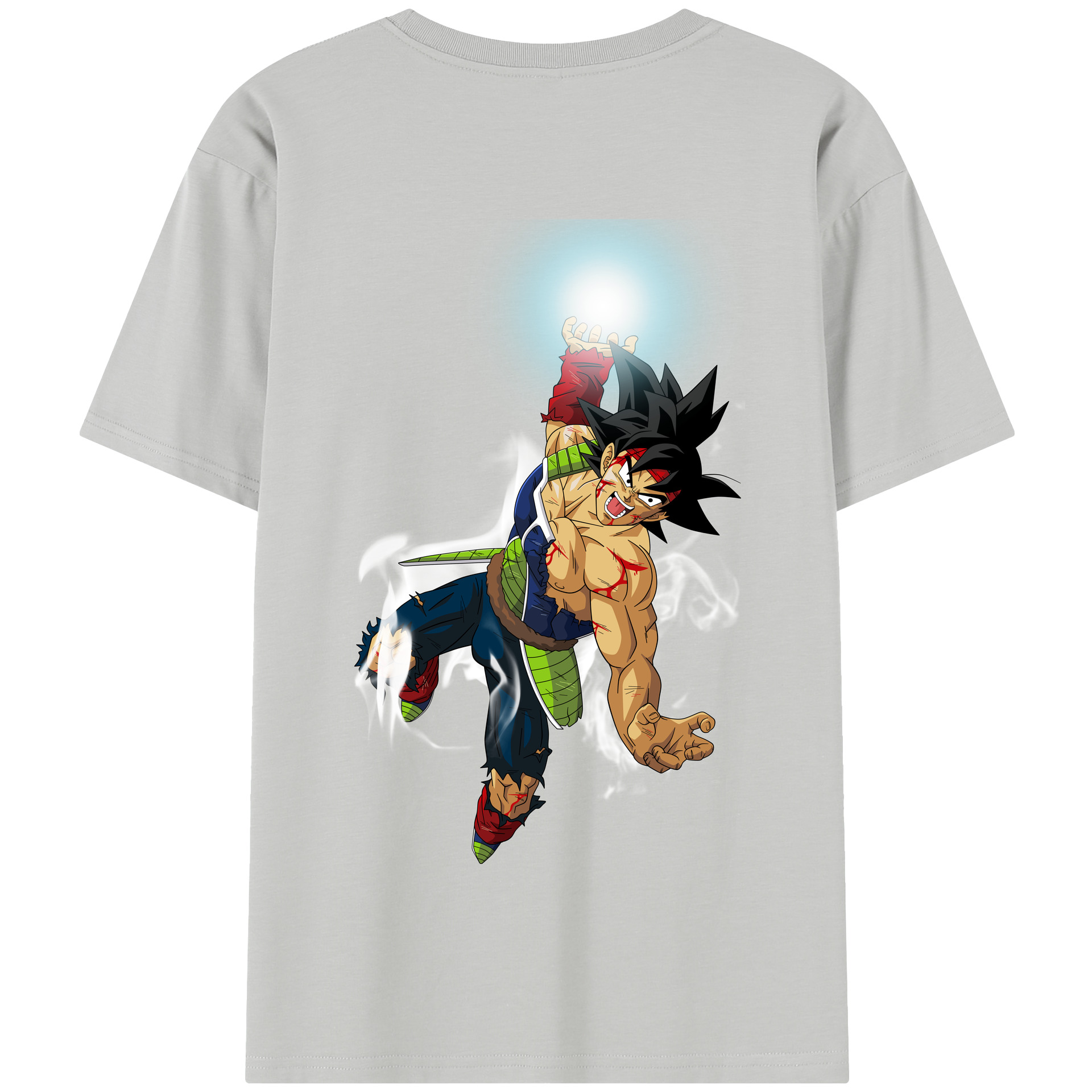 （画像用） ドラゴンボール バーダック DRAGON BALL Burdock 綿100％半袖Tシャツ（背面プリント）