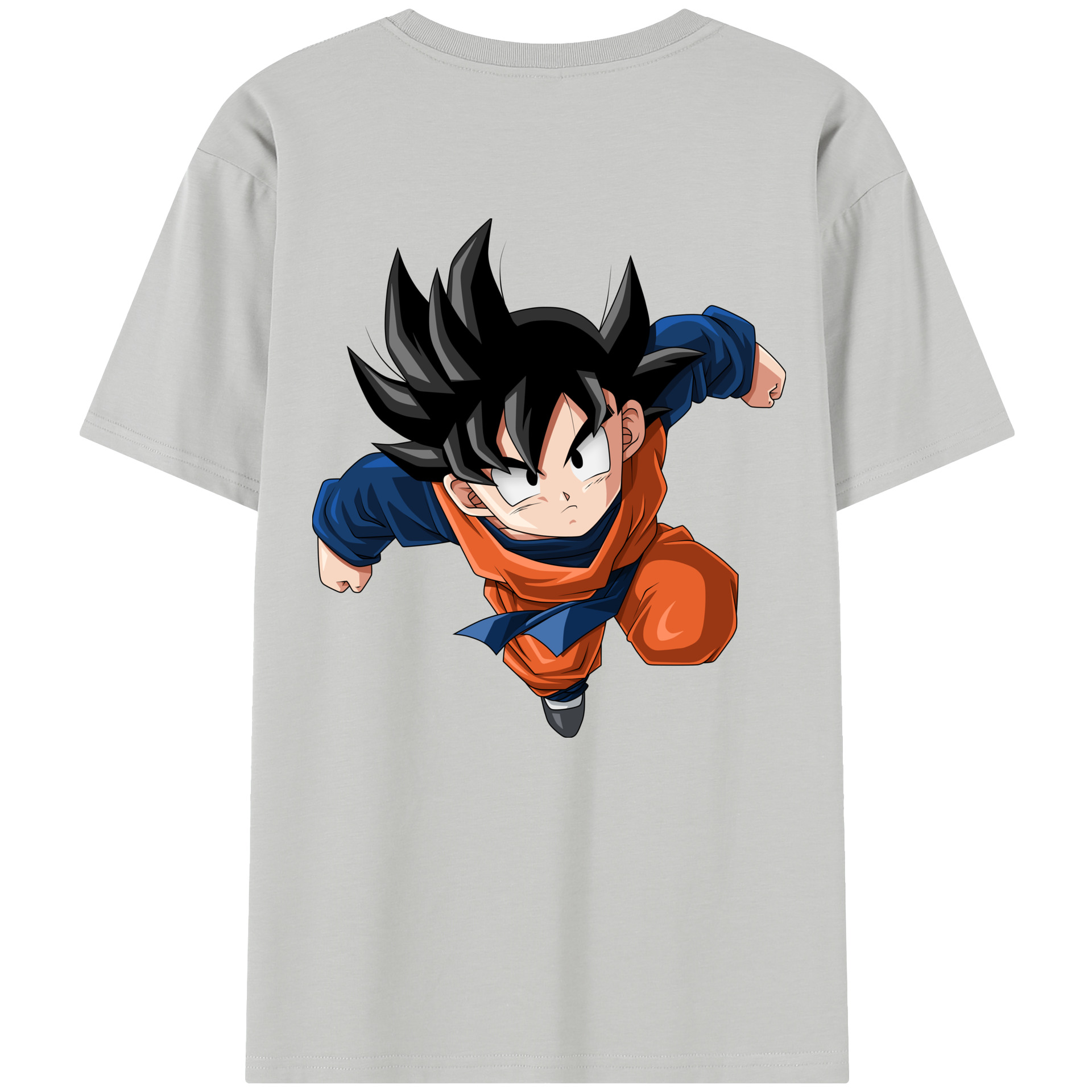 （画像用） ドラゴンボール 孫悟空（そん ごくう）Son Goku カカロット DRAGON BALL Kakarotto 綿100％半袖Tシャツ（背面プリント）
