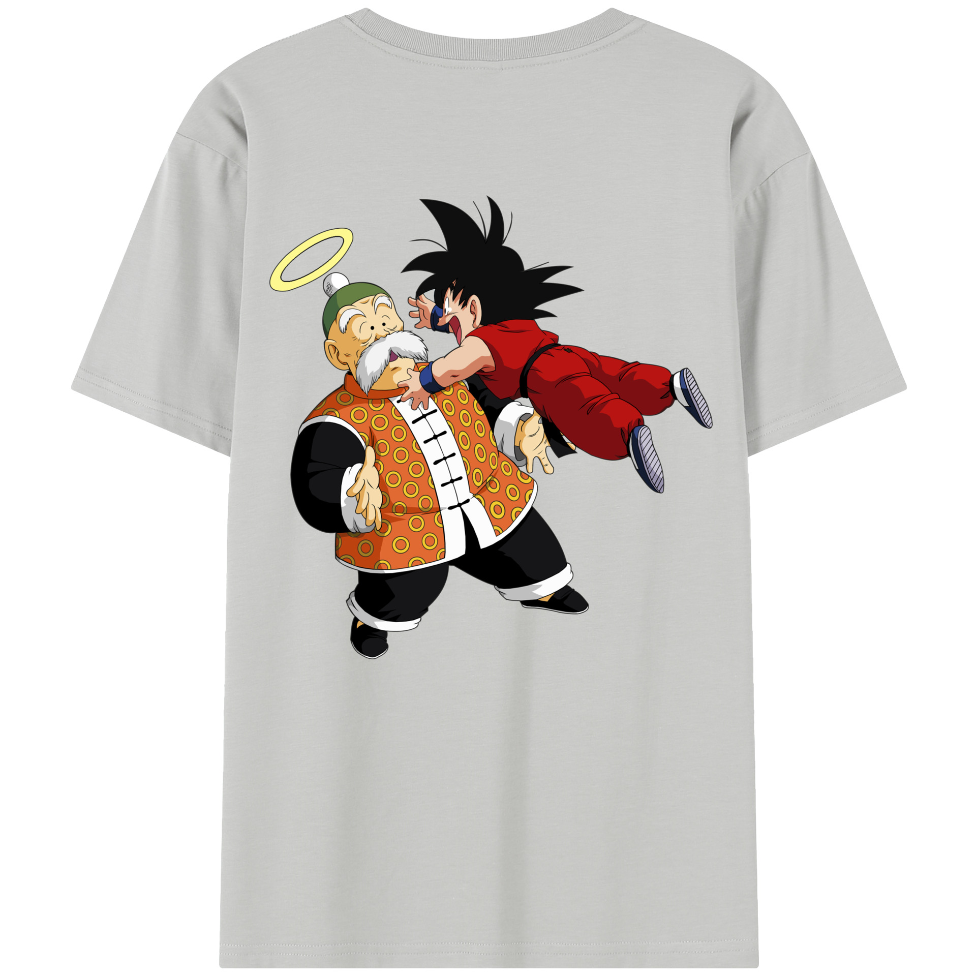 （画像用） ドラゴンボール 孫悟空（そん ごくう）Son Goku カカロット DRAGON BALL Kakarotto 綿100％半袖Tシャツ（背面プリント）