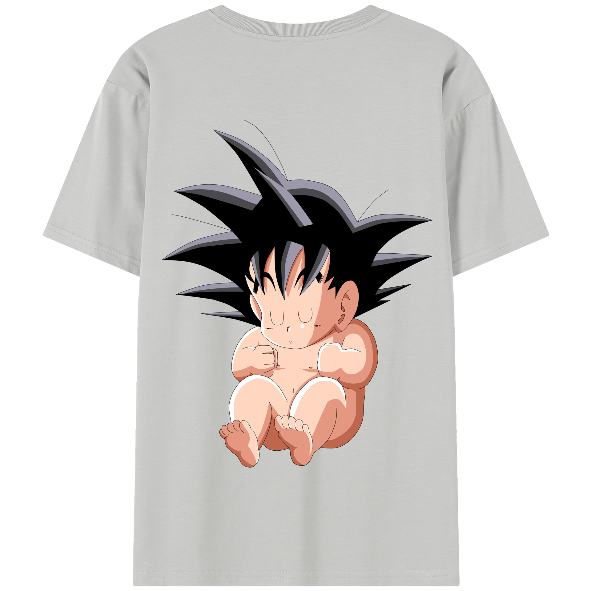 （画像用） ドラゴンボール 孫悟空（そん ごくう）Son Goku カカロット DRAGON BALL Kakarotto 綿100％半袖Tシャツ（背面プリント）