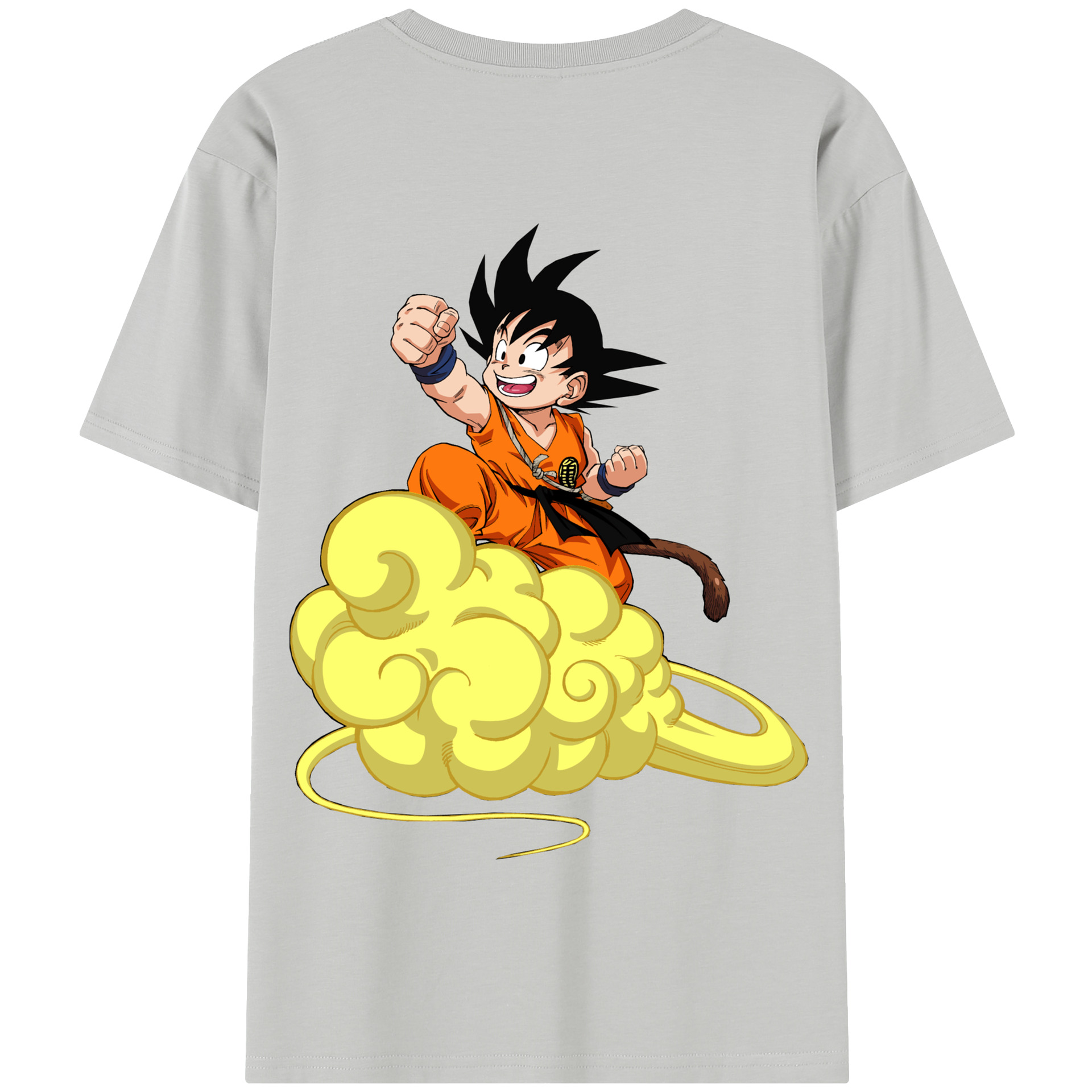 （画像用） ドラゴンボール 孫悟空（そん ごくう）Son Goku カカロット DRAGON BALL Kakarotto 綿100％半袖Tシャツ（背面プリント）
