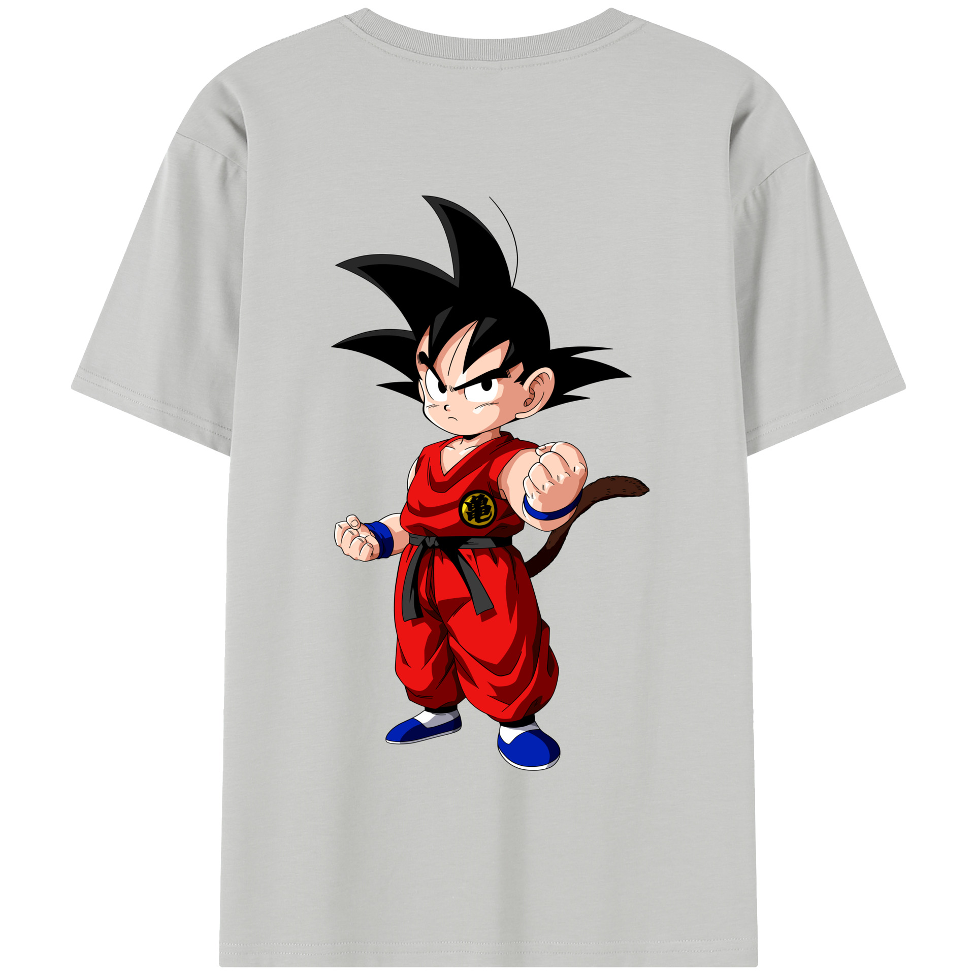 （画像用） ドラゴンボール 孫悟空（そん ごくう）Son Goku カカロット DRAGON BALL Kakarotto 綿100％半袖Tシャツ（背面プリント）