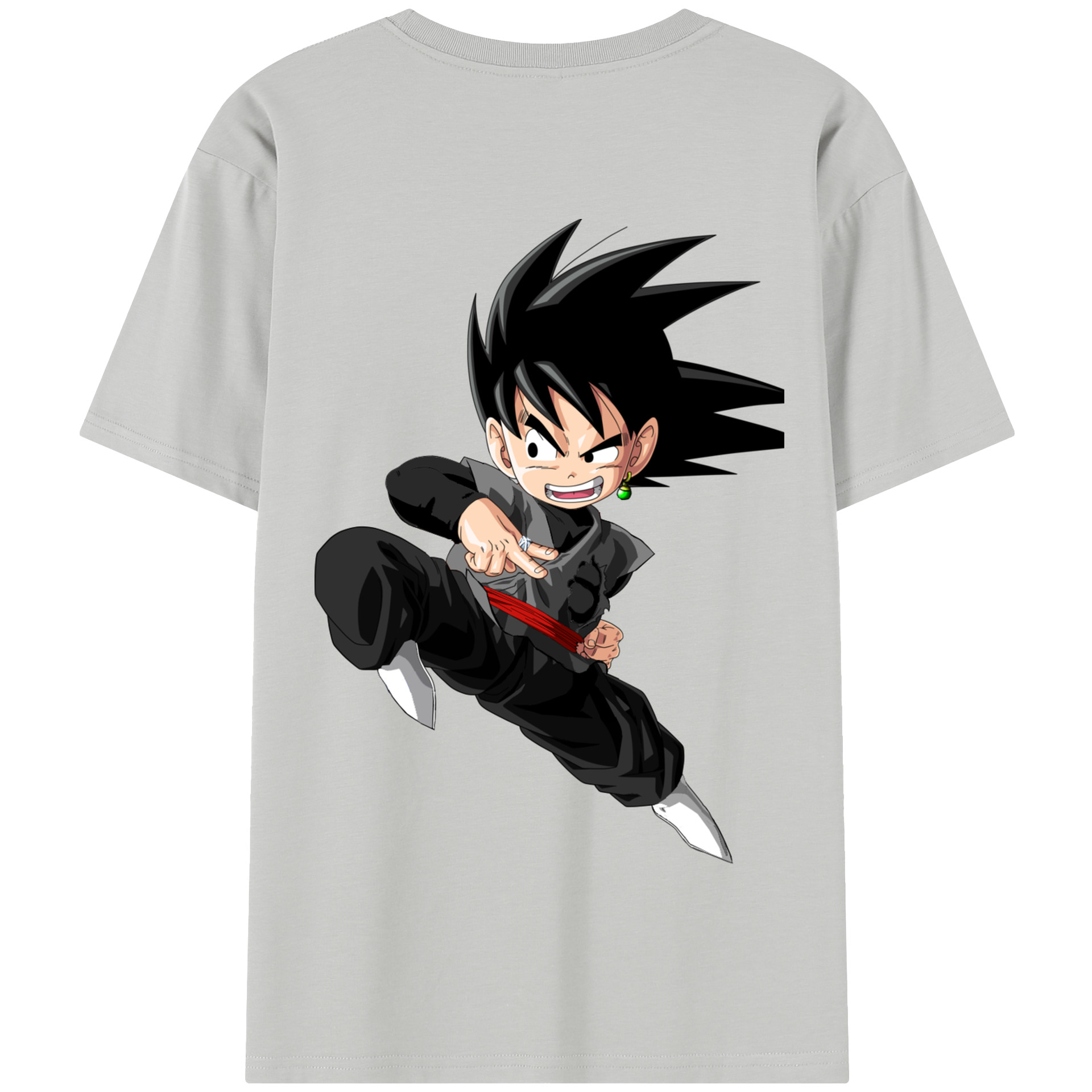 （画像用） ドラゴンボール 孫悟空（そん ごくう）Son Goku カカロット DRAGON BALL Kakarotto 綿100％半袖Tシャツ（背面プリント）
