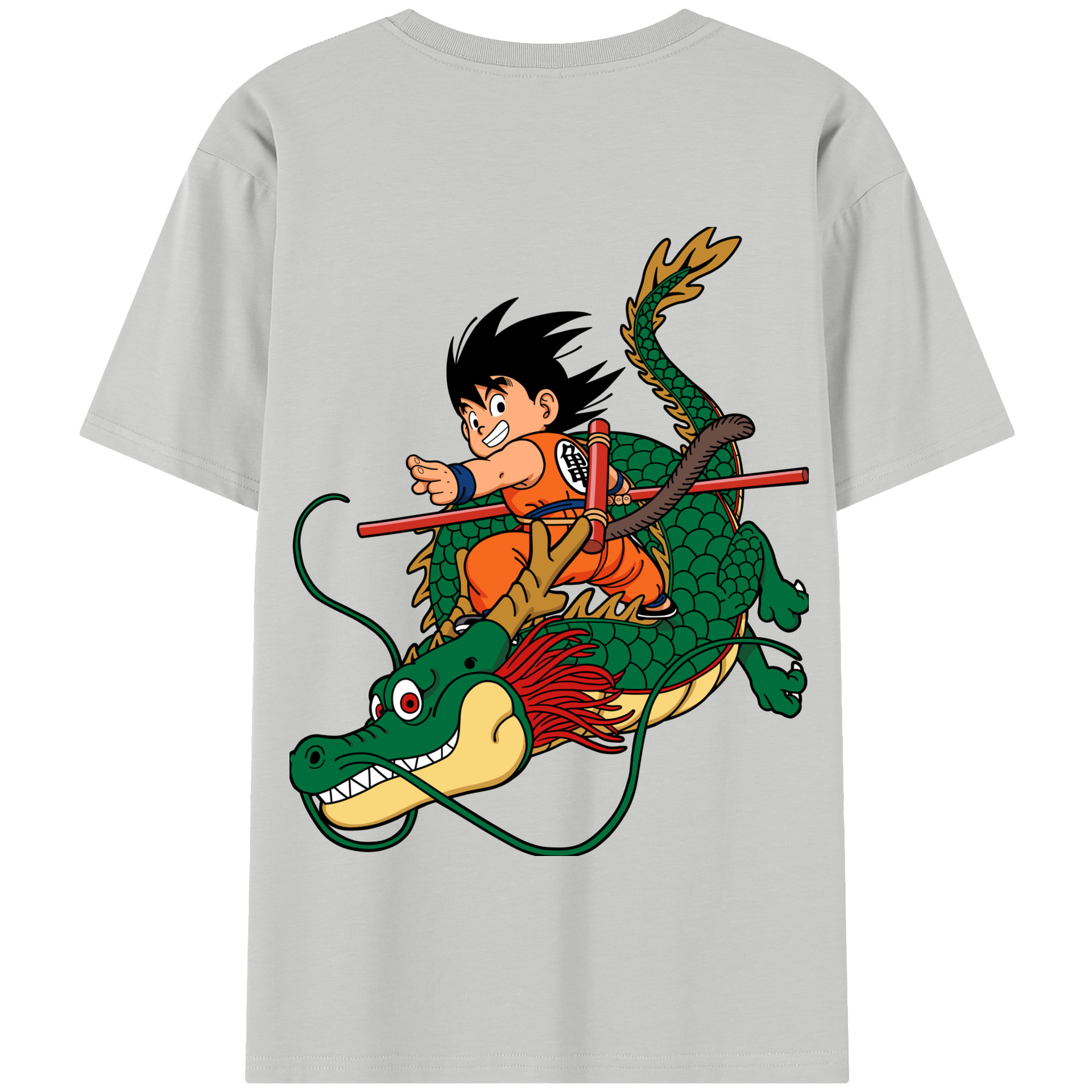 （画像用） ドラゴンボール 孫悟空（そん ごくう）Son Goku カカロット DRAGON BALL Kakarotto 綿100％半袖Tシャツ（背面プリント）
