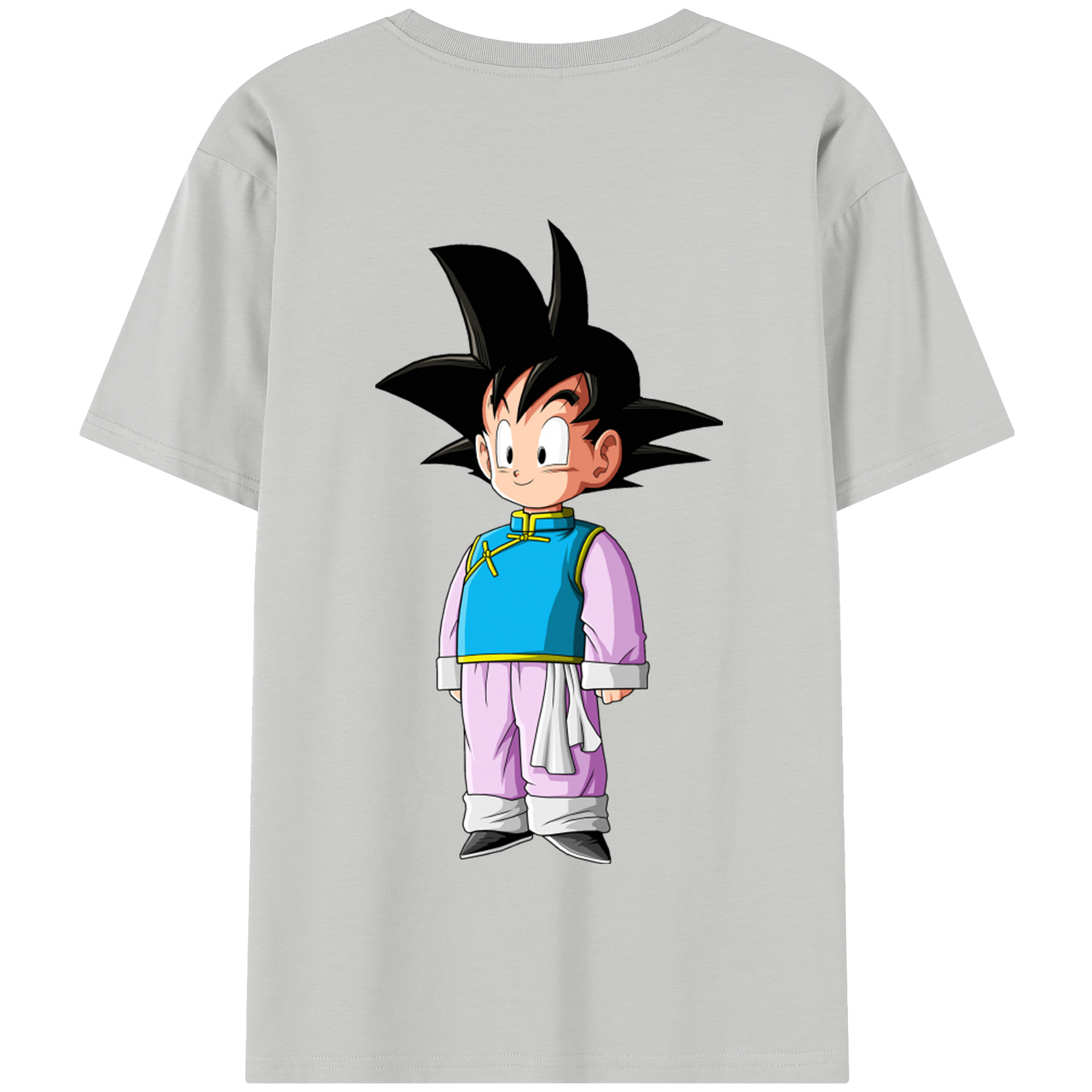 （画像用） ドラゴンボール 孫悟空（そん ごくう）Son Goku カカロット DRAGON BALL Kakarotto 綿100％半袖Tシャツ（背面プリント）