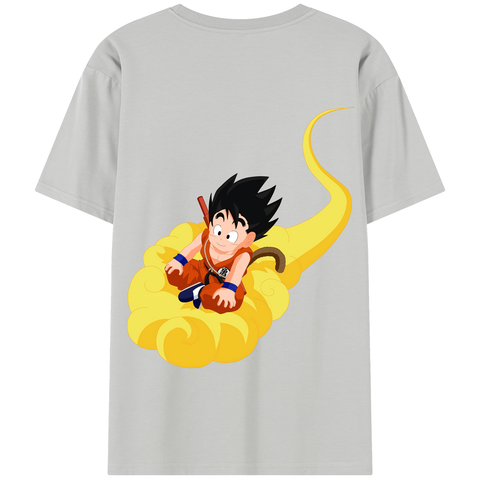 （画像用） ドラゴンボール 孫悟空（そん ごくう）Son Goku カカロット DRAGON BALL Kakarotto 綿100％半袖Tシャツ（背面プリント）