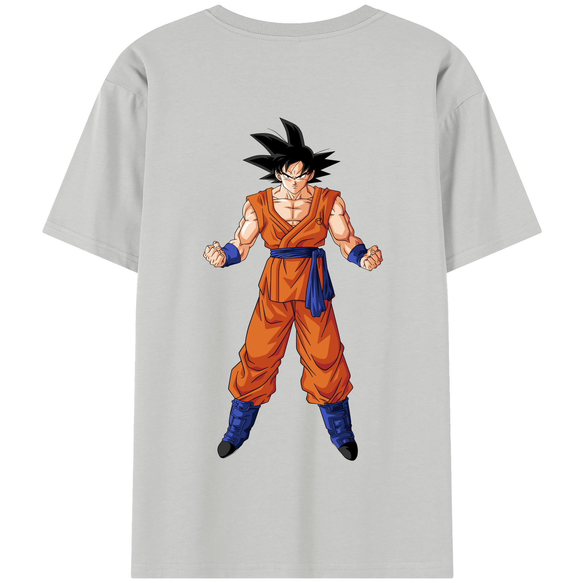 （画像用） ドラゴンボール 孫悟空（そん ごくう）Son Goku カカロット DRAGON BALL Kakarotto 綿100％半袖Tシャツ（背面プリント）