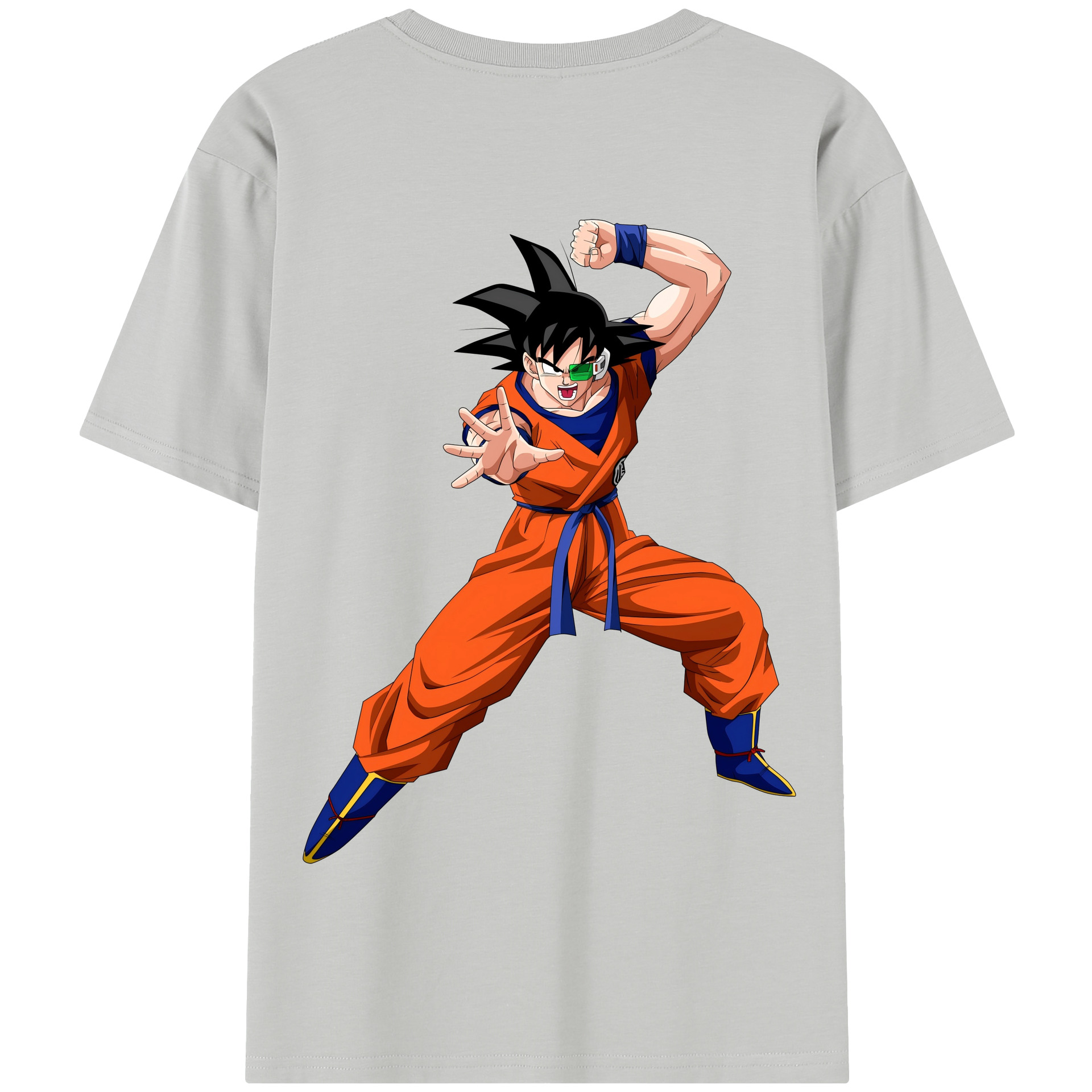 （画像用） ドラゴンボール 孫悟空（そん ごくう）Son Goku カカロット DRAGON BALL Kakarotto 綿100％半袖Tシャツ（背面プリント）