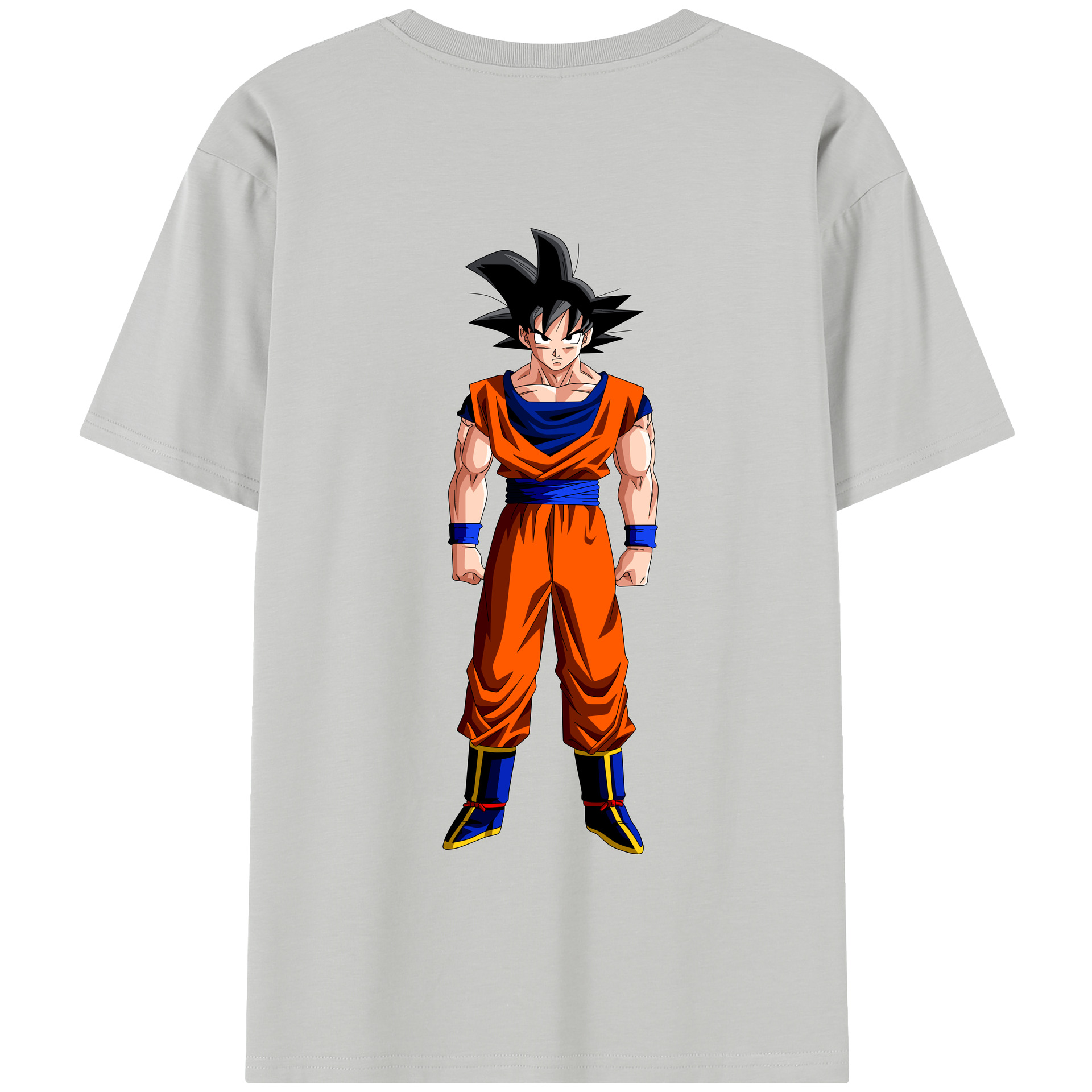 （画像用） ドラゴンボール 孫悟空（そん ごくう）Son Goku カカロット DRAGON BALL Kakarotto 綿100％半袖Tシャツ（背面プリント）